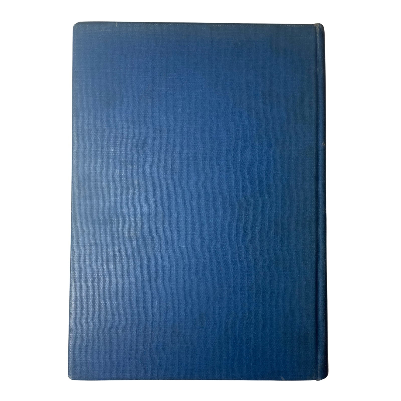 Spine view of the Time Library Bound Weekly Magazine January 7 to March 25, 1946, showcasing its solid blue covering, indicating its archival quality.