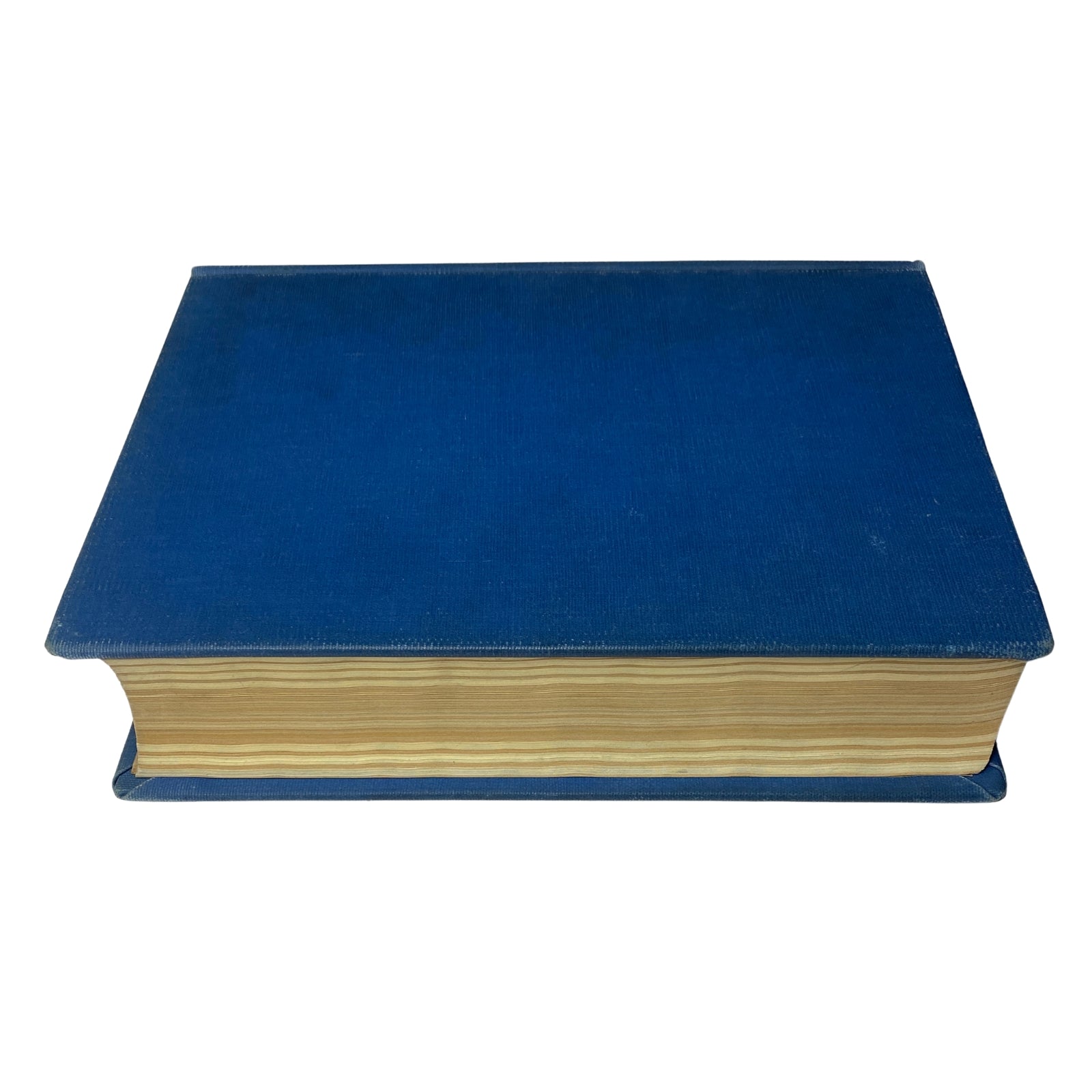 Top view of the Library Bound Weekly Edition of Time Magazine from October 7, 1946 to December 30, 1946, featuring a neatly bound blue cover.