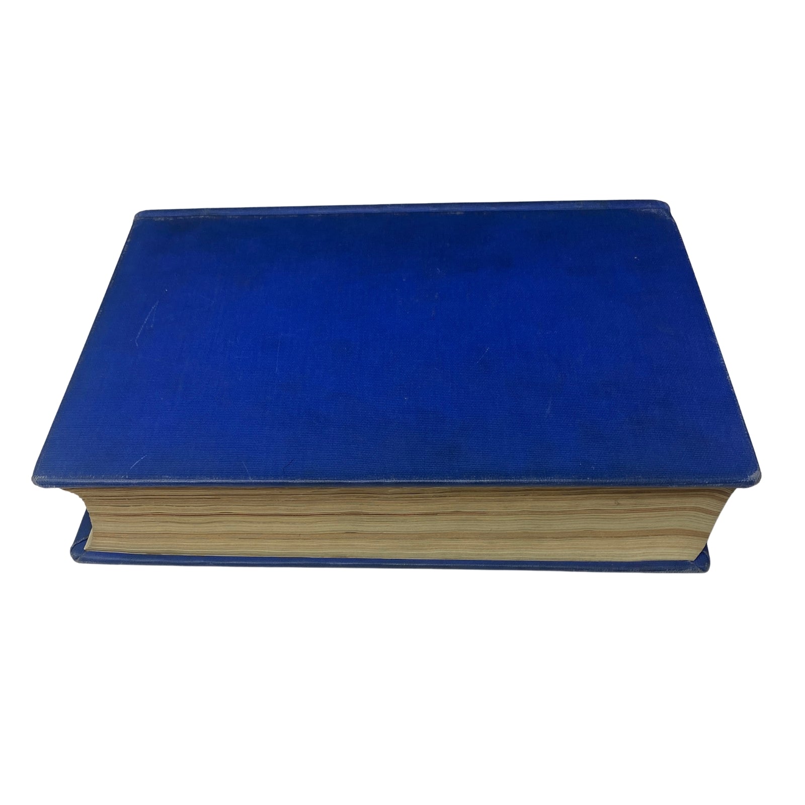Spine view of the Time Magazine Library Bound Weekly volume, featuring a blue hardcover that houses weekly issues from October to December 1947.