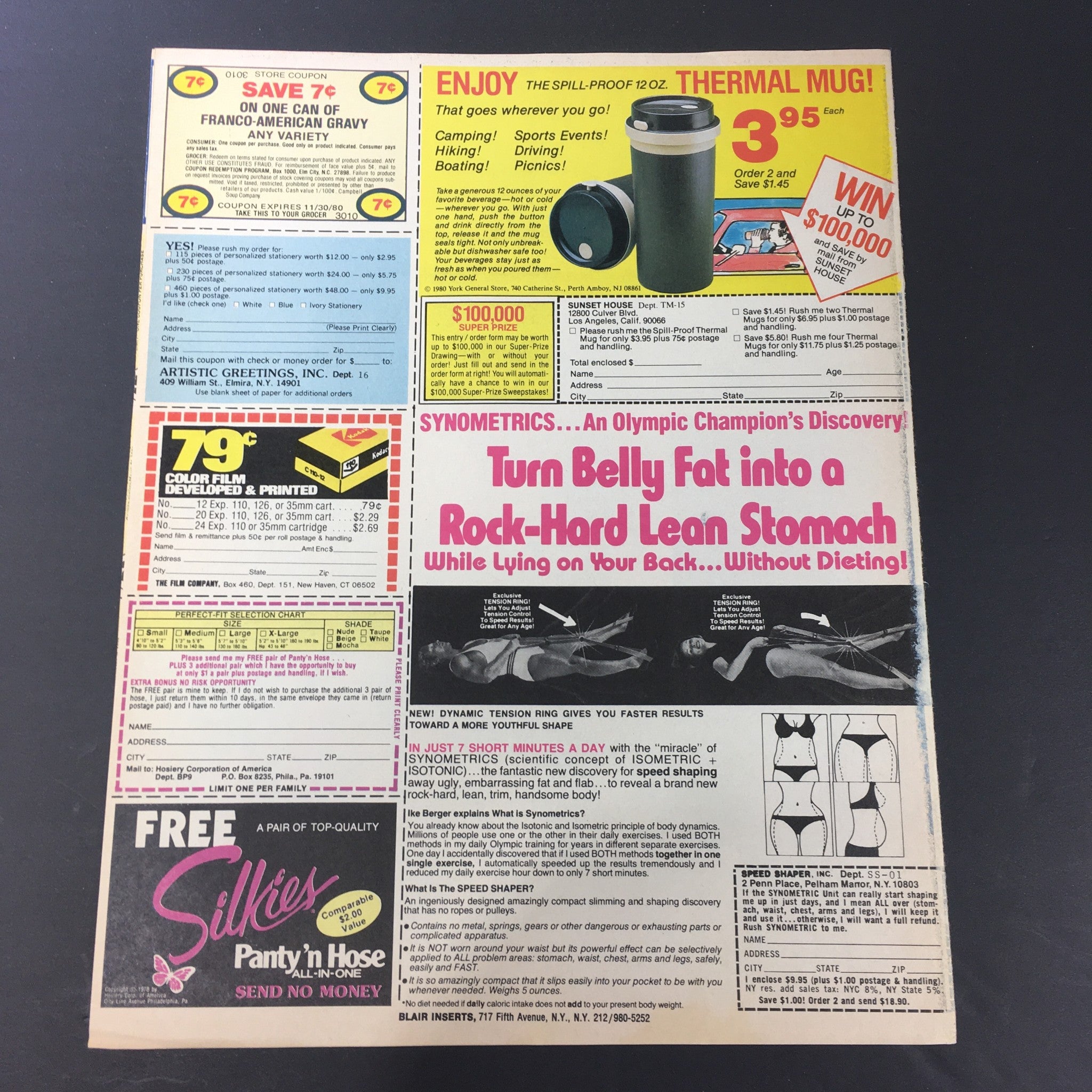 VTG 1980 Johnson Wax BeFresh Toilet Deodorizer & Shout Stain Remover Ad Coupon