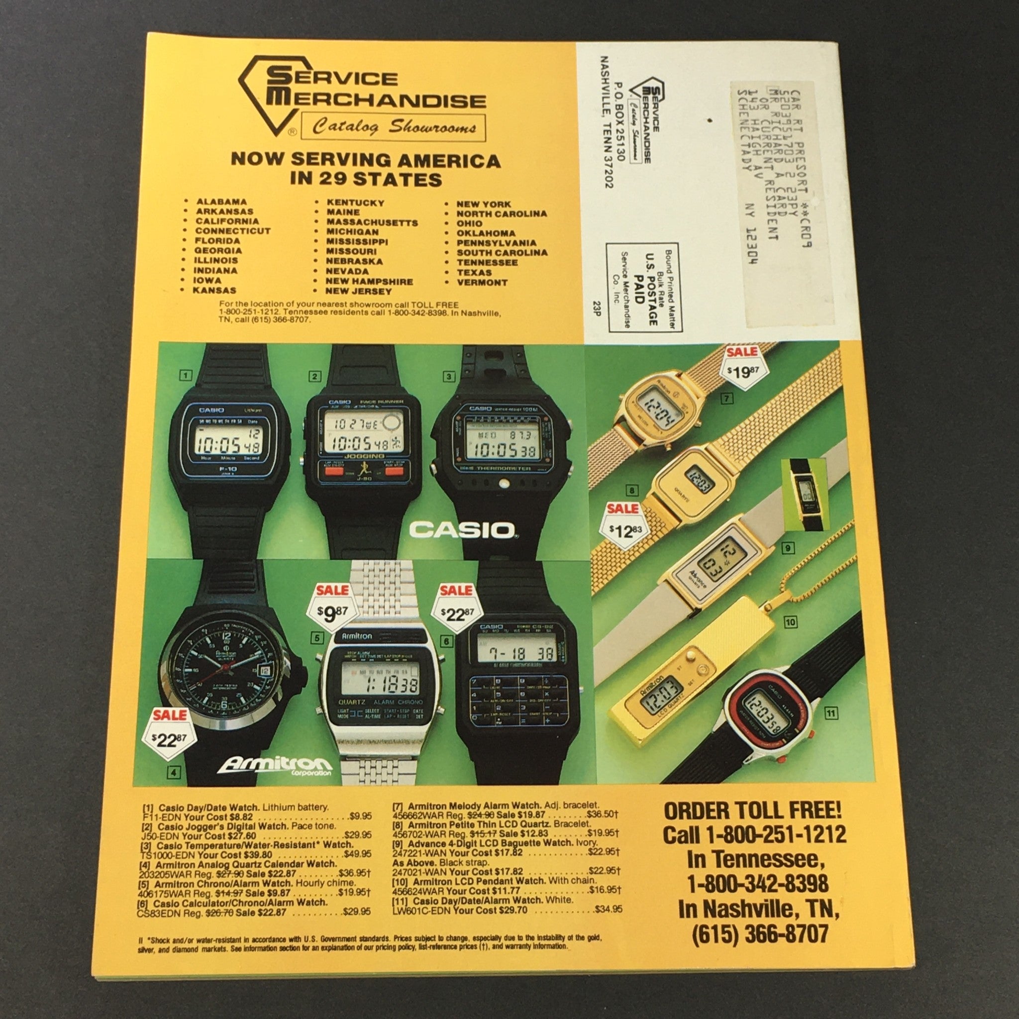 VTG Service Merchandise Showroom July 4 1983 Spring & Summer Catalog of Values