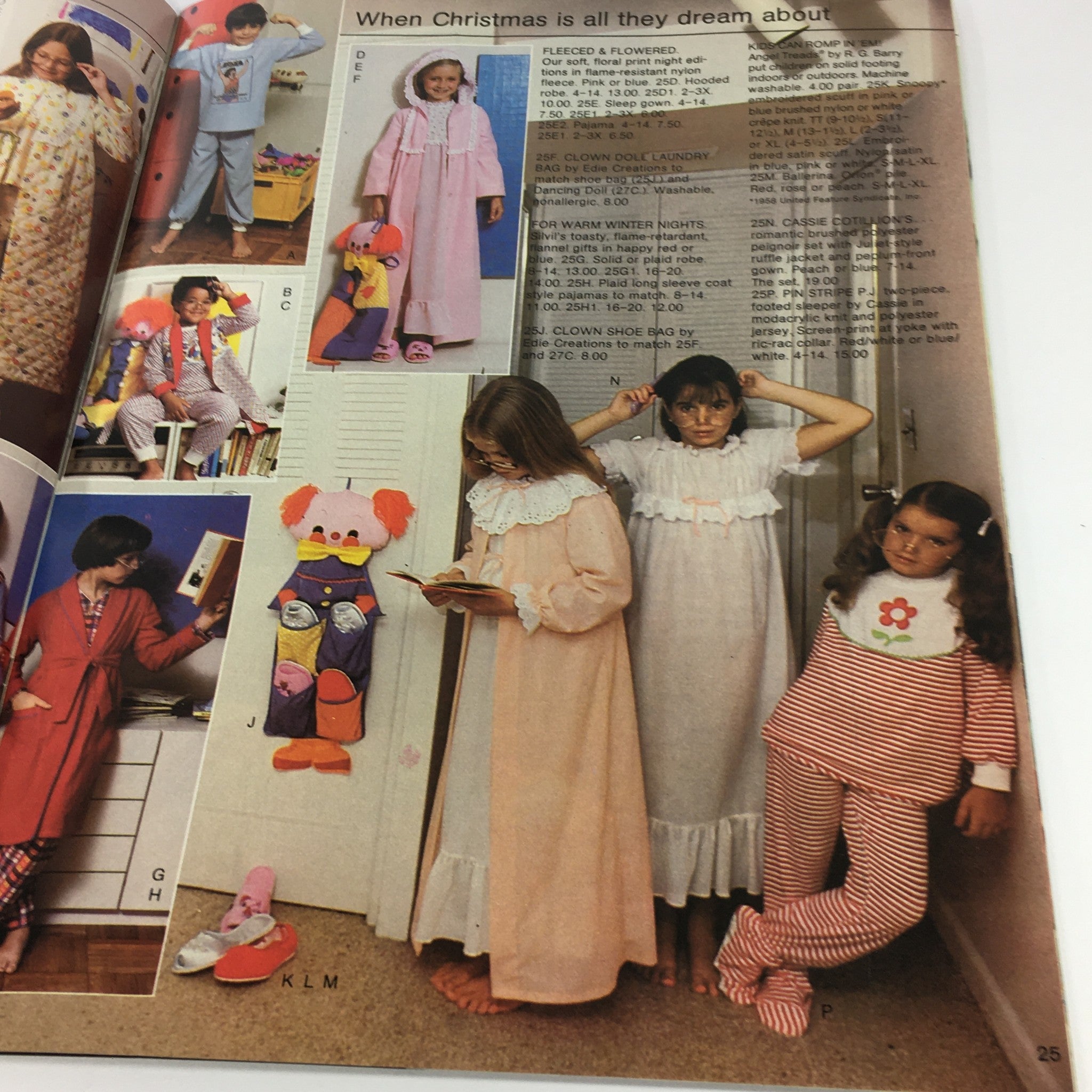 VTG 1980 Denby's Christmas Collection Price Guide Catalog
