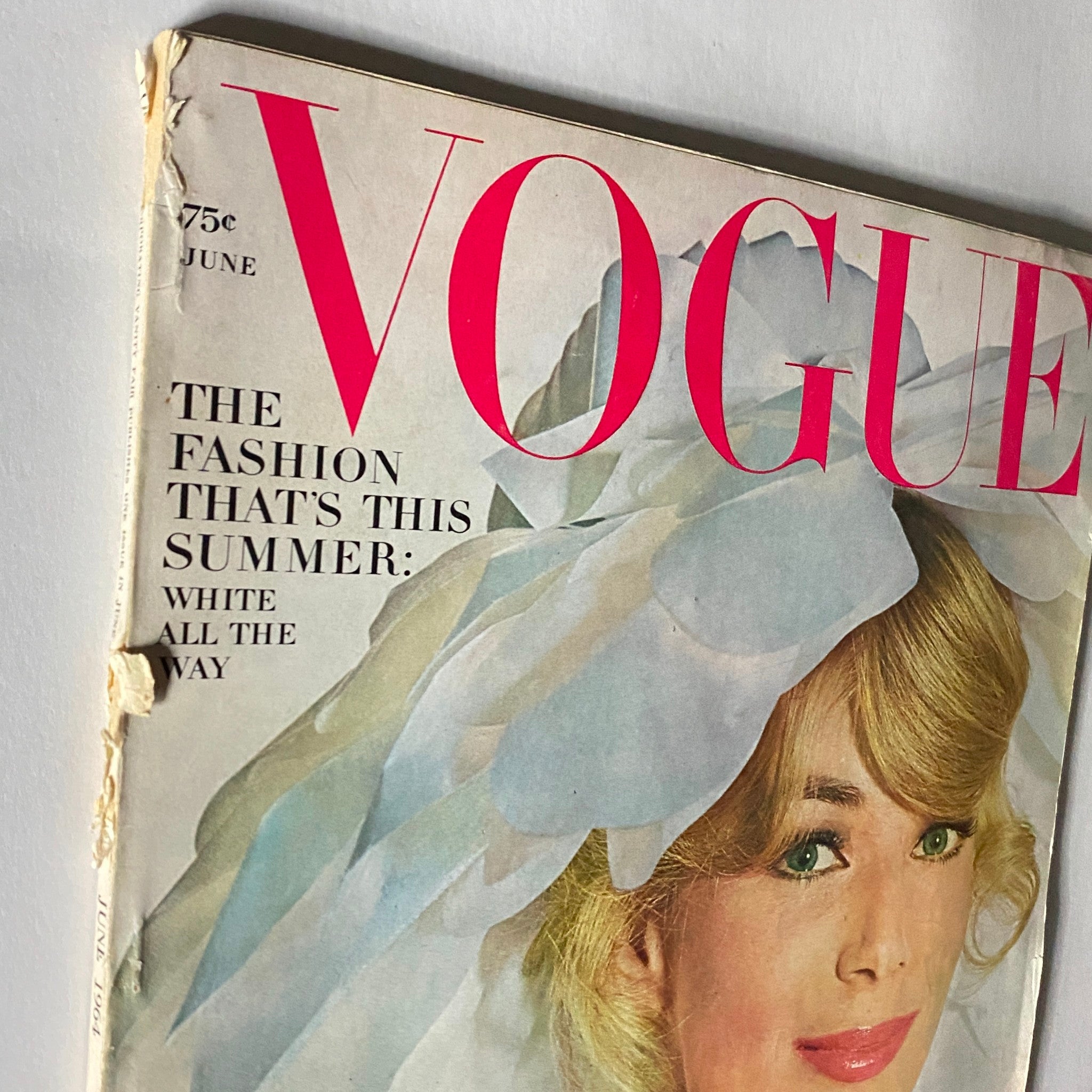 VTG Vogue Magazine June 1964 Anne de Zogheb by Irving Penn No Label