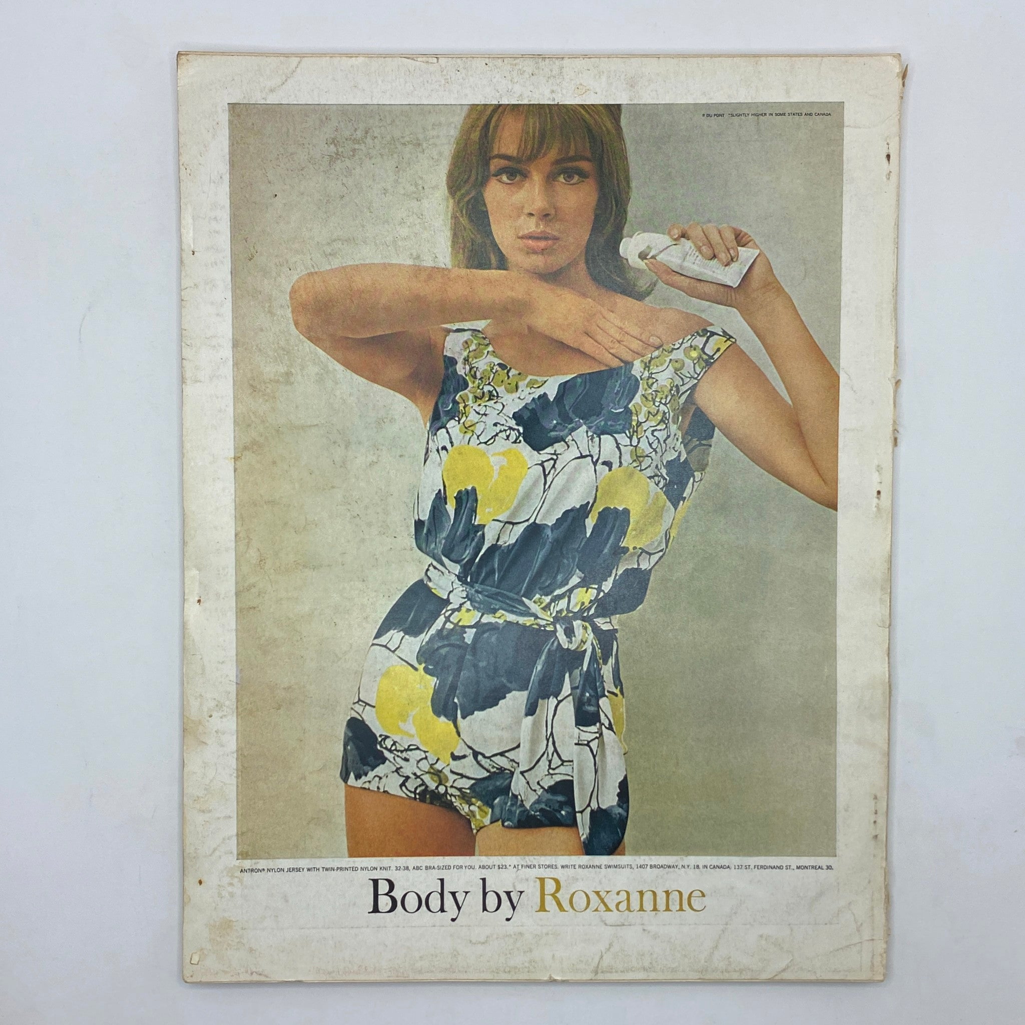 VTG Vogue Magazine June 1964 Anne de Zogheb by Irving Penn No Label