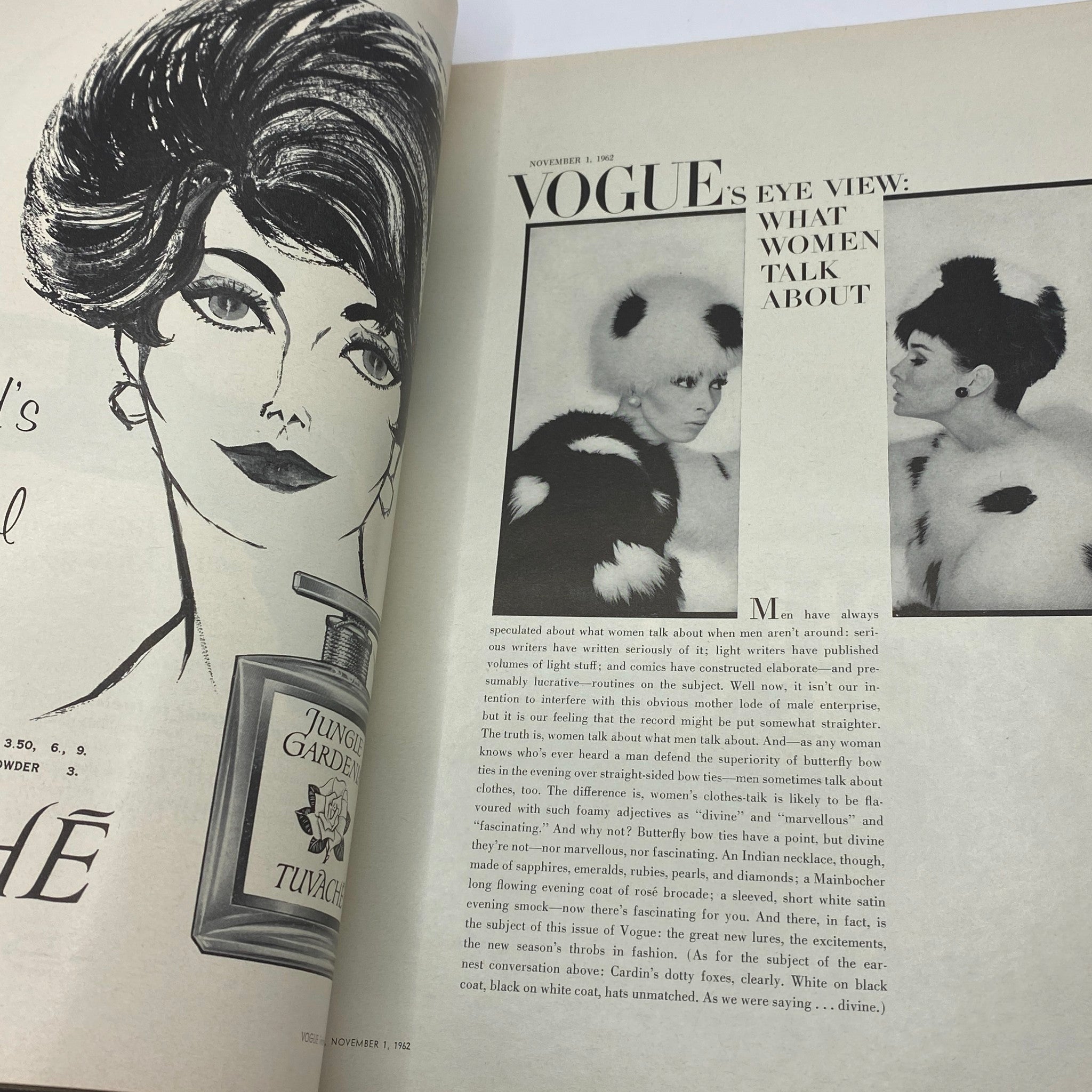 VTG Vogue Magazine November 1 1962 Sophia Loren by Bert Stern No Label