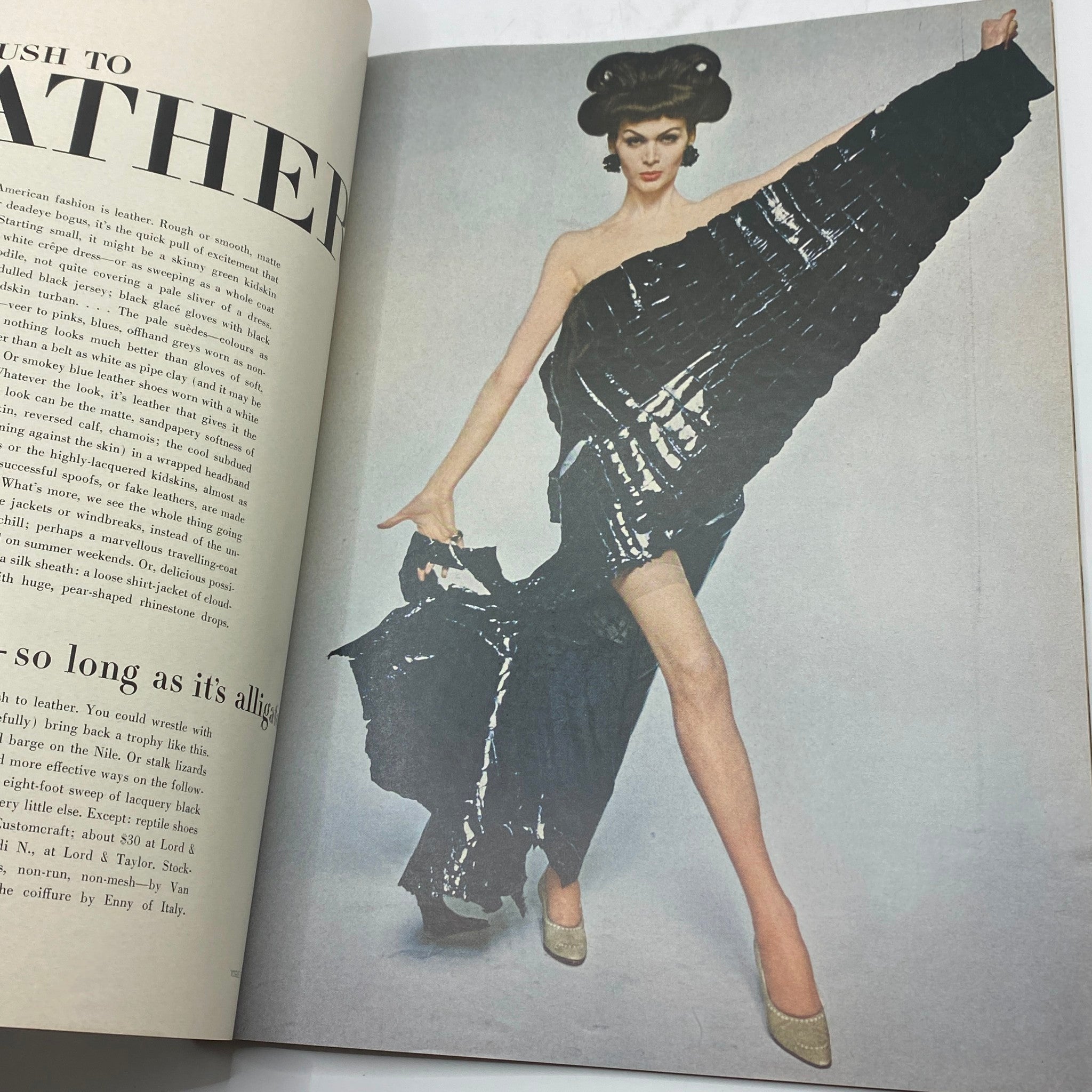 VTG Vogue Magazine February 15 1963 Anne De Zogheb by Irving Penn No Label