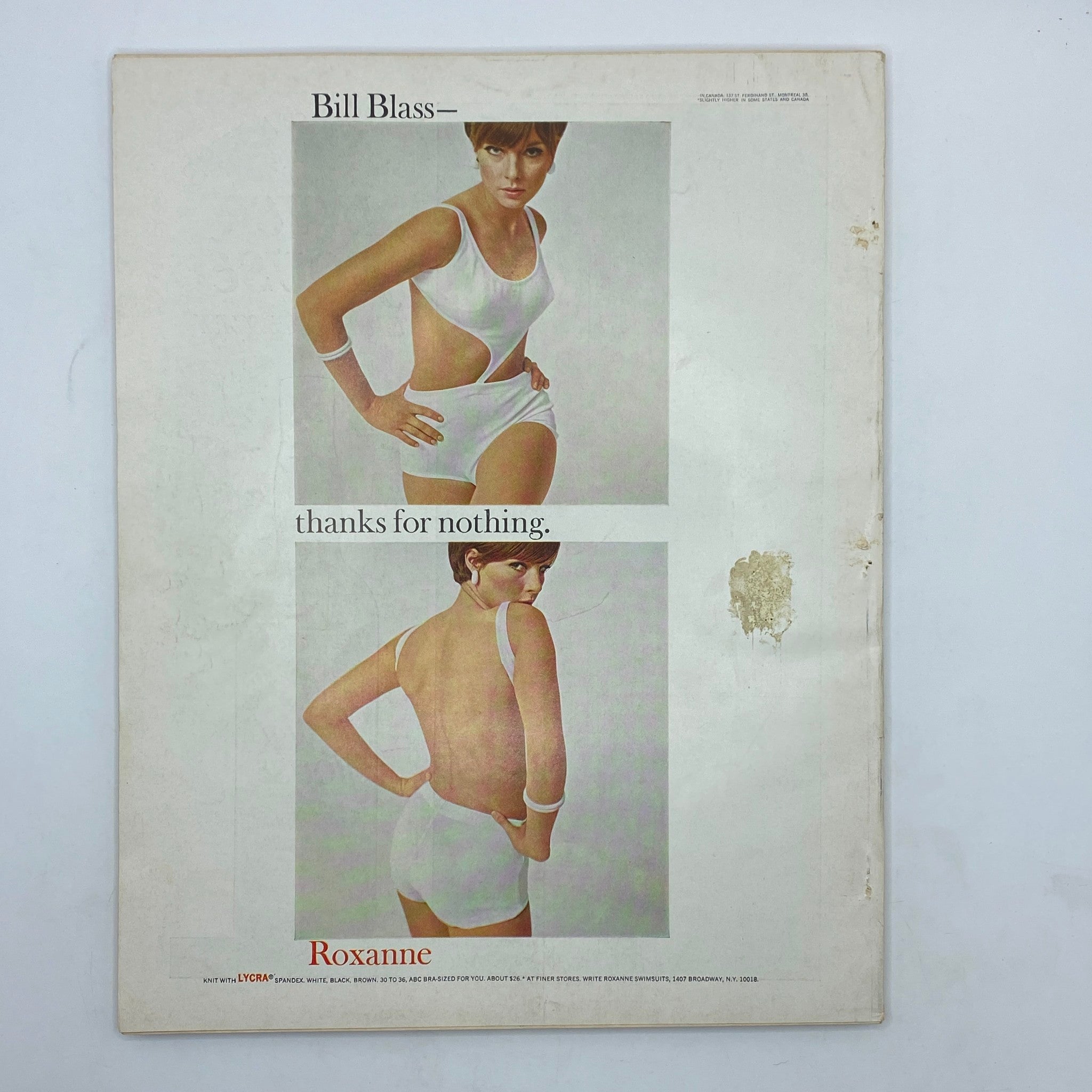 VTG Vogue Magazine June 1965 Brigitte Bauer by Irving Penn No Label