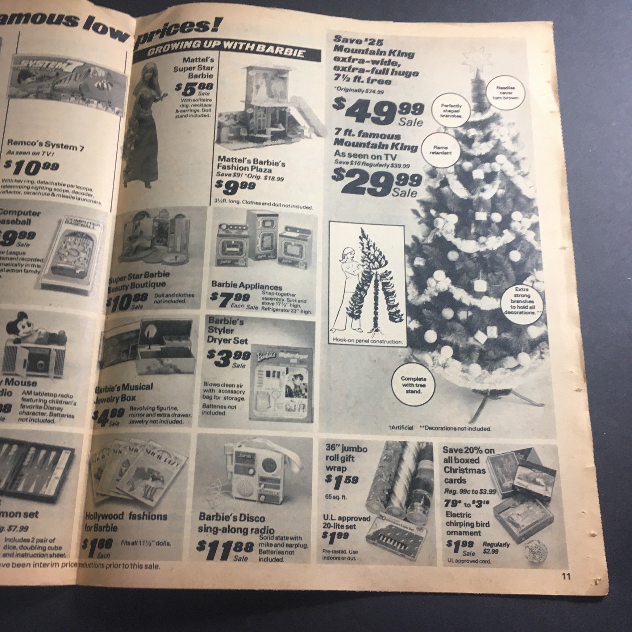 VTG Retro December 1977 Christmas Bell-Ringer Korvettes Circular Advertising Ads