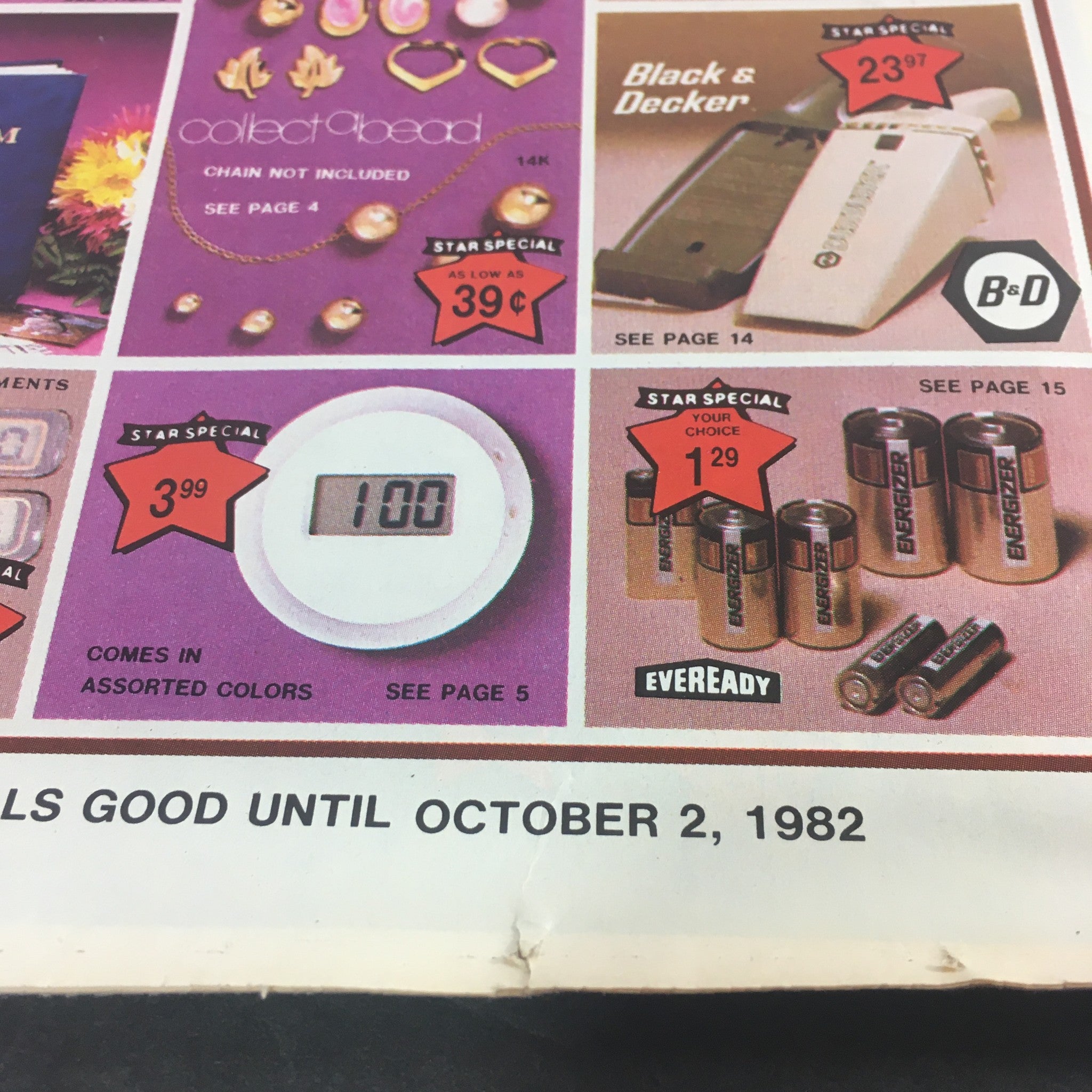 VTG Retro October 1982 Present Co. Block Buster Catalog Advertising Ads