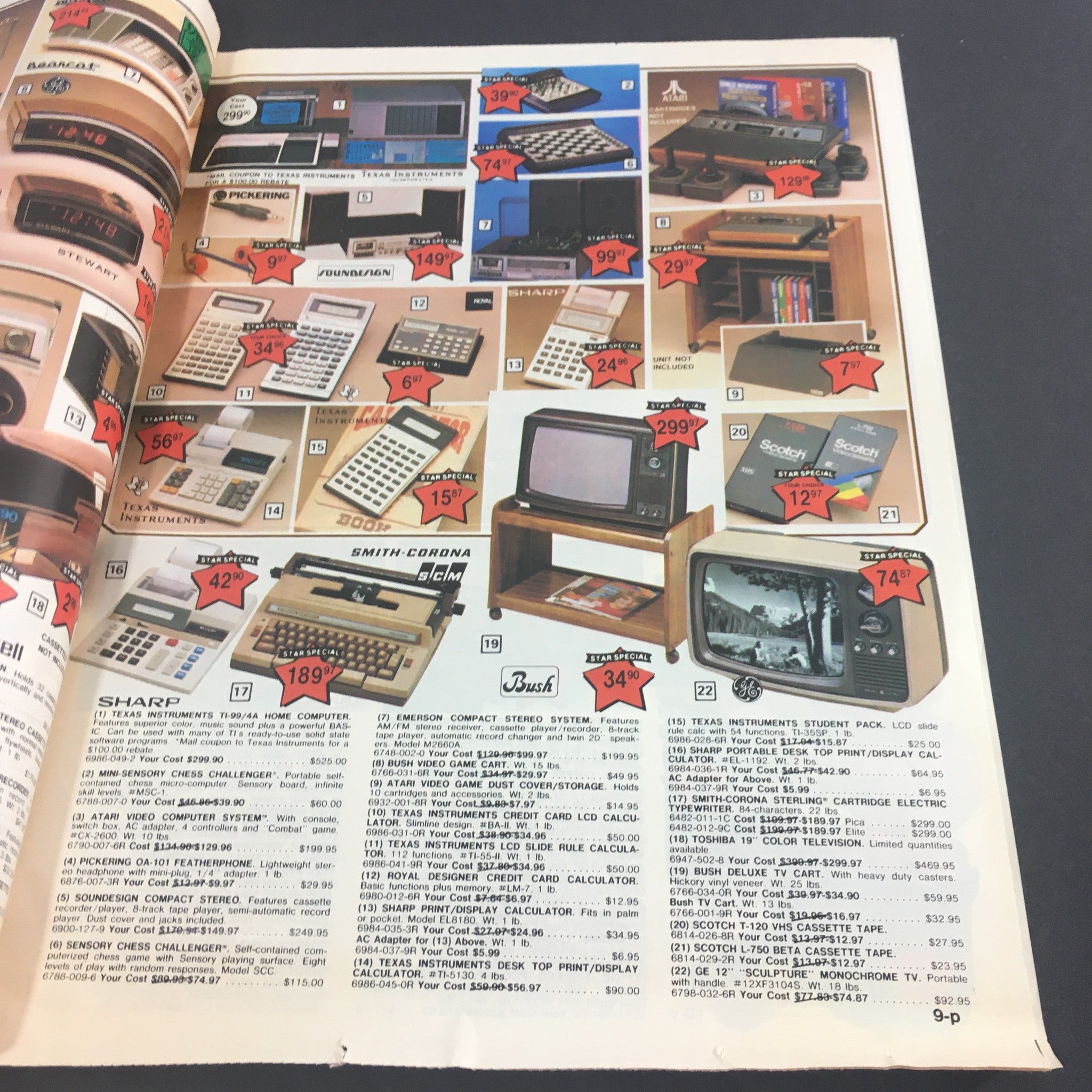 VTG Retro October 1982 Present Co. Block Buster Catalog Advertising Ads