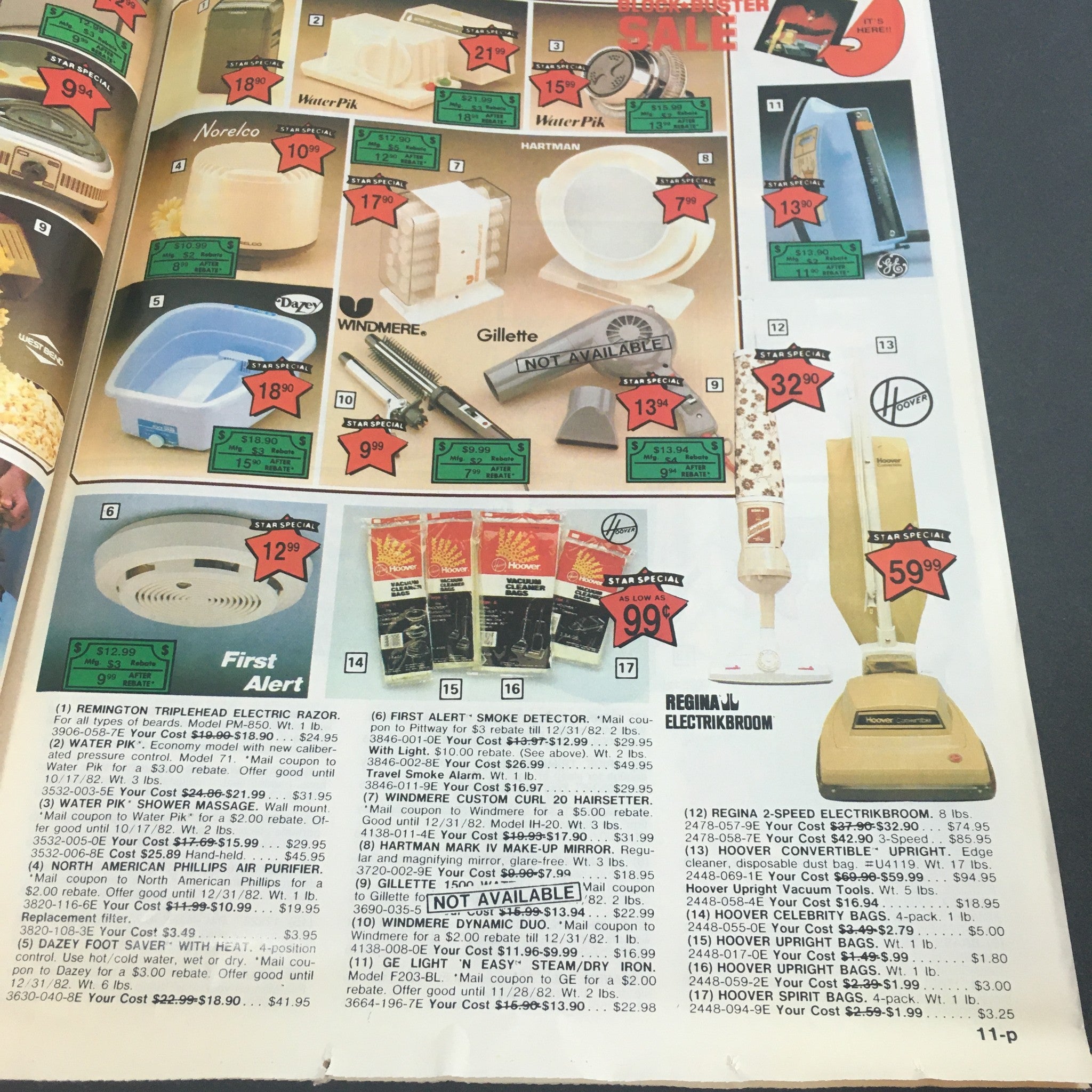 VTG Retro October 1982 Present Co. Block Buster Catalog Advertising Ads