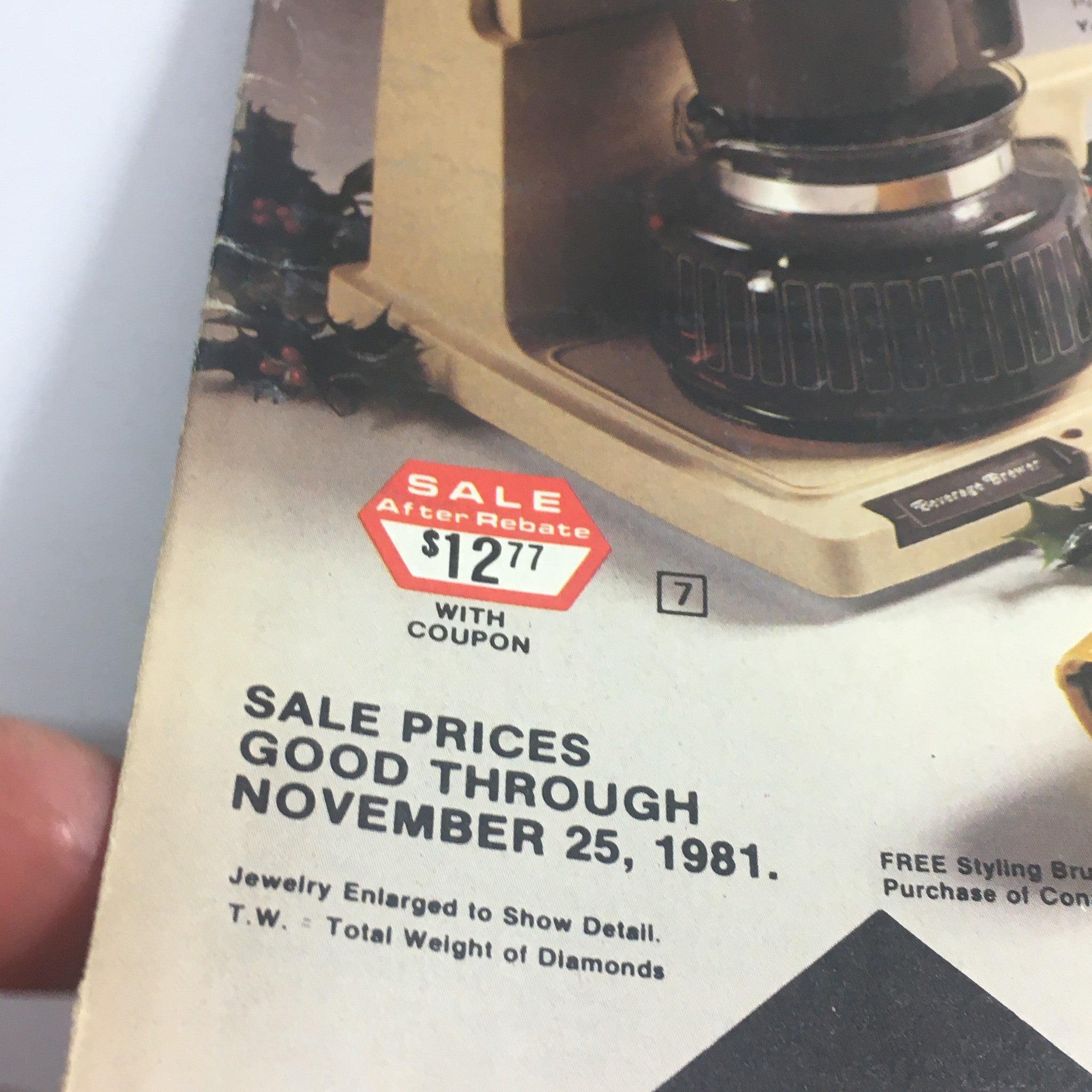 VTG November 1981 Townsmen Criterion Watch & Conair Hair Dryer Price Catalog
