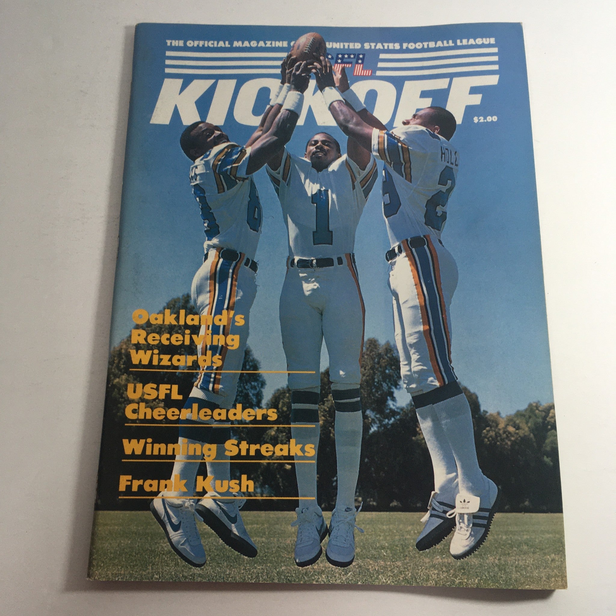 VTG USFL Kickoff Official Magazine 1985 Vol 3 #9 - Gordon Banks / Anthony Carter