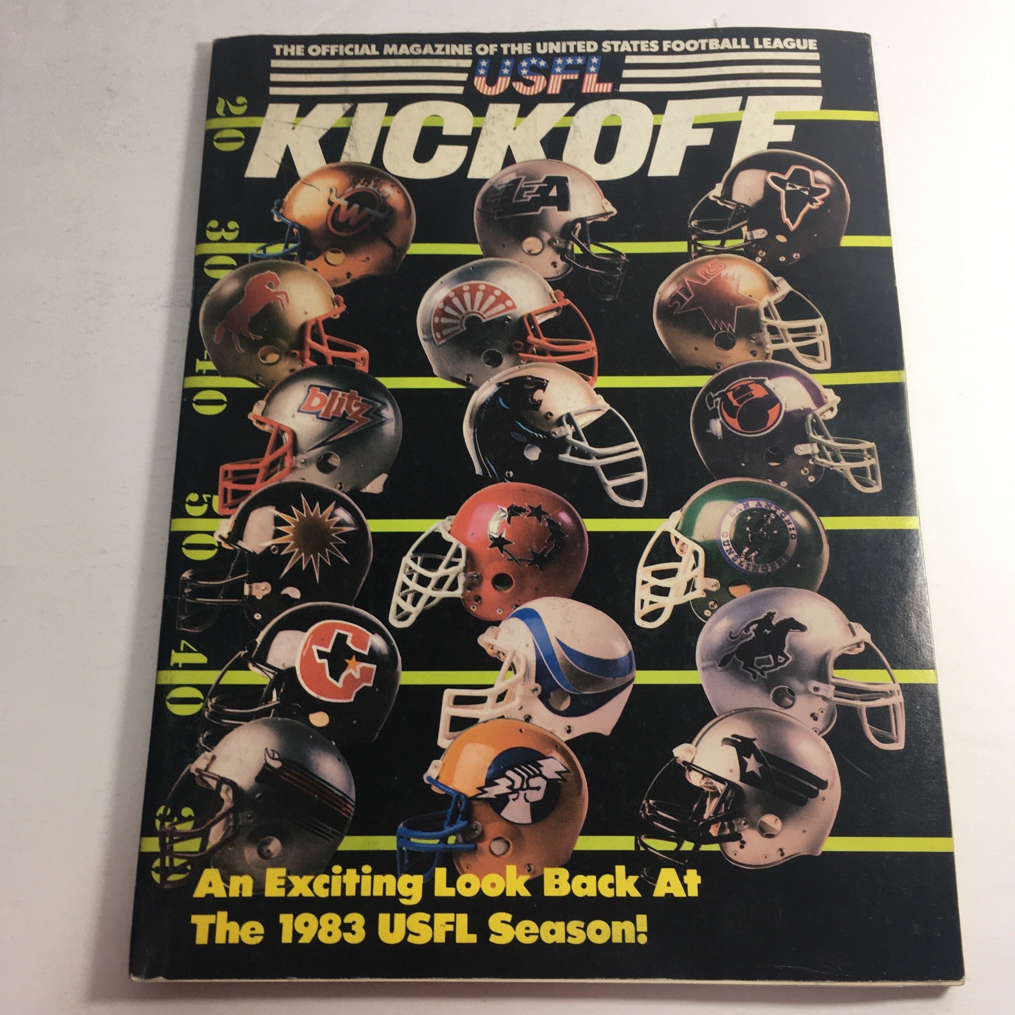 VTG USFL Kickoff Official Magazine 1984 Vol 2 #1 - Look Back at 1983 USFL Season