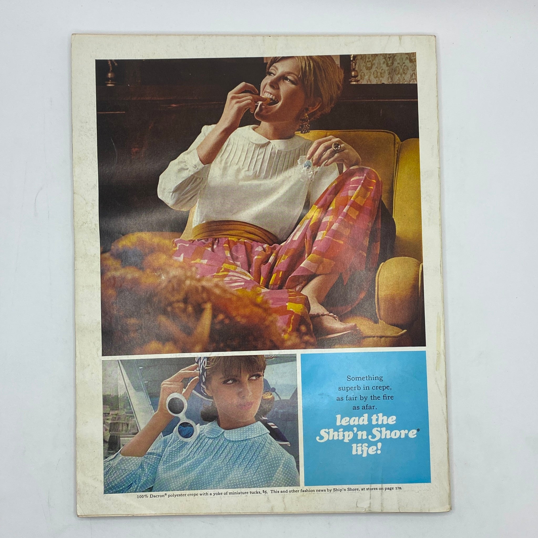 VTG Vogue Magazine January 1 1966 Celia Hammond by Irving Penn No Label