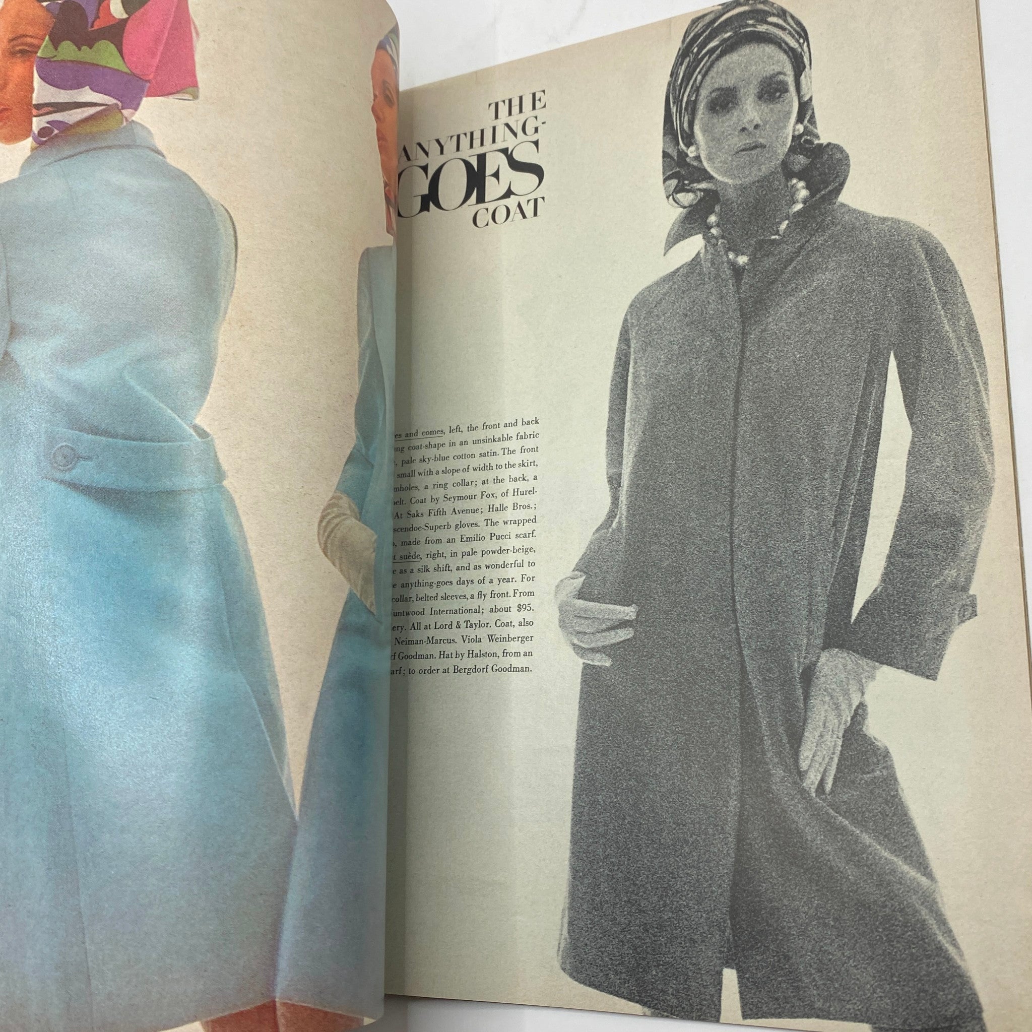 VTG Vogue Magazine March 15 1965 Veruschka von Lehndorff by Irving Penn No Label