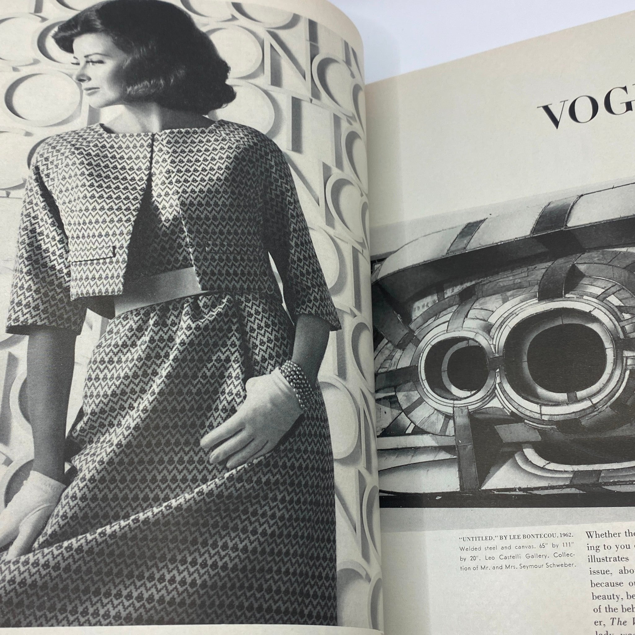 VTG Vogue Magazine January 15 1963 Sandra Paul GD Interior No Label