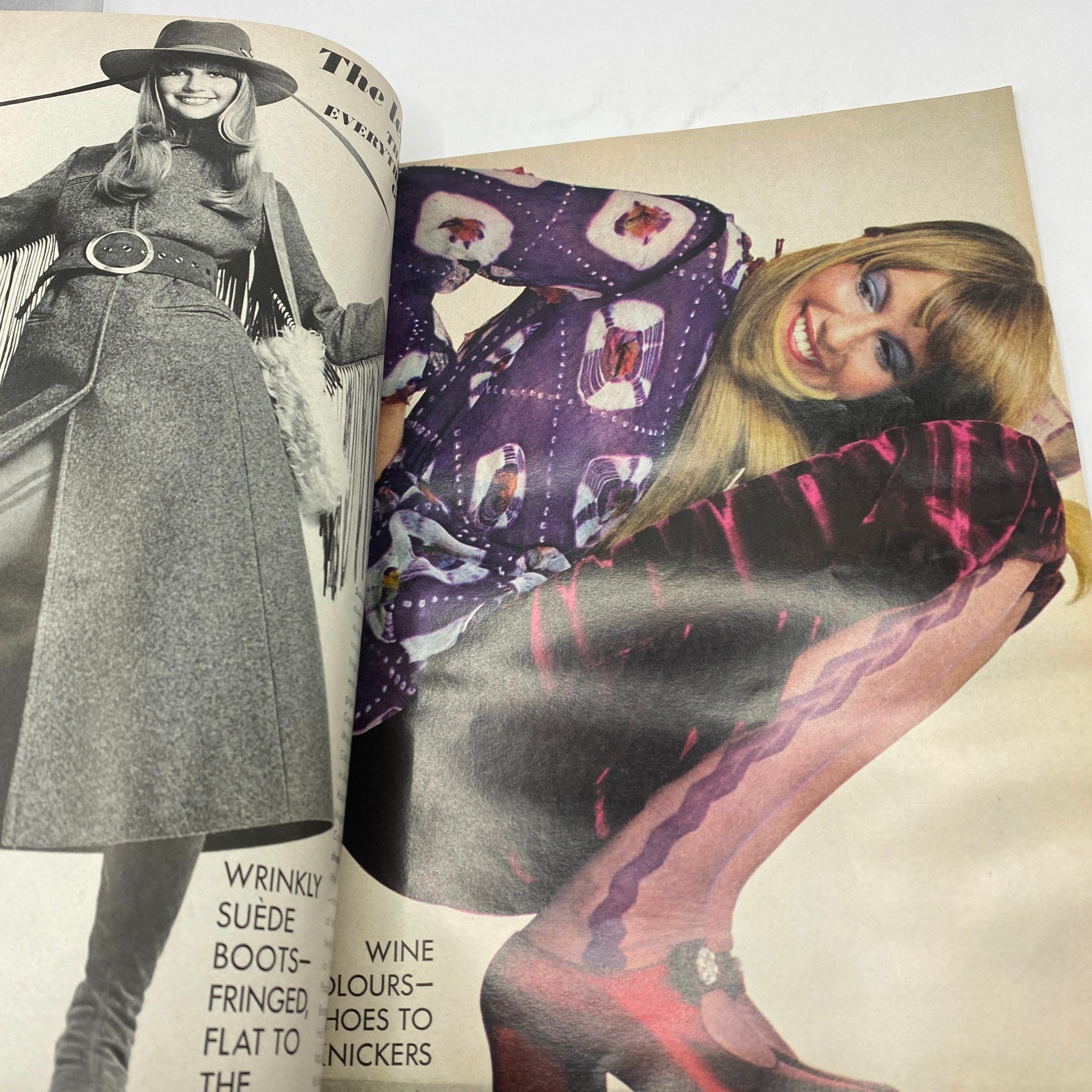 VTG Vogue Magazine August 15 1970 Karen Graham by Bert Stern No Label