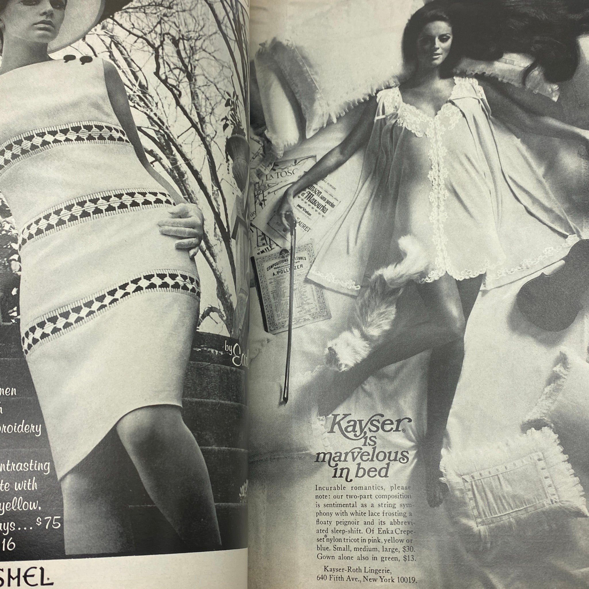 VTG Vogue Magazine April 1 1968 Veruschka von Lehndorff No Label