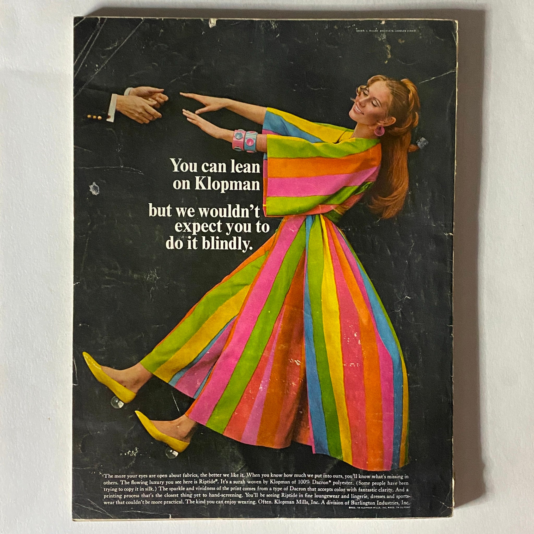 VTG Vogue Magazine April 1 1968 Veruschka von Lehndorff No Label