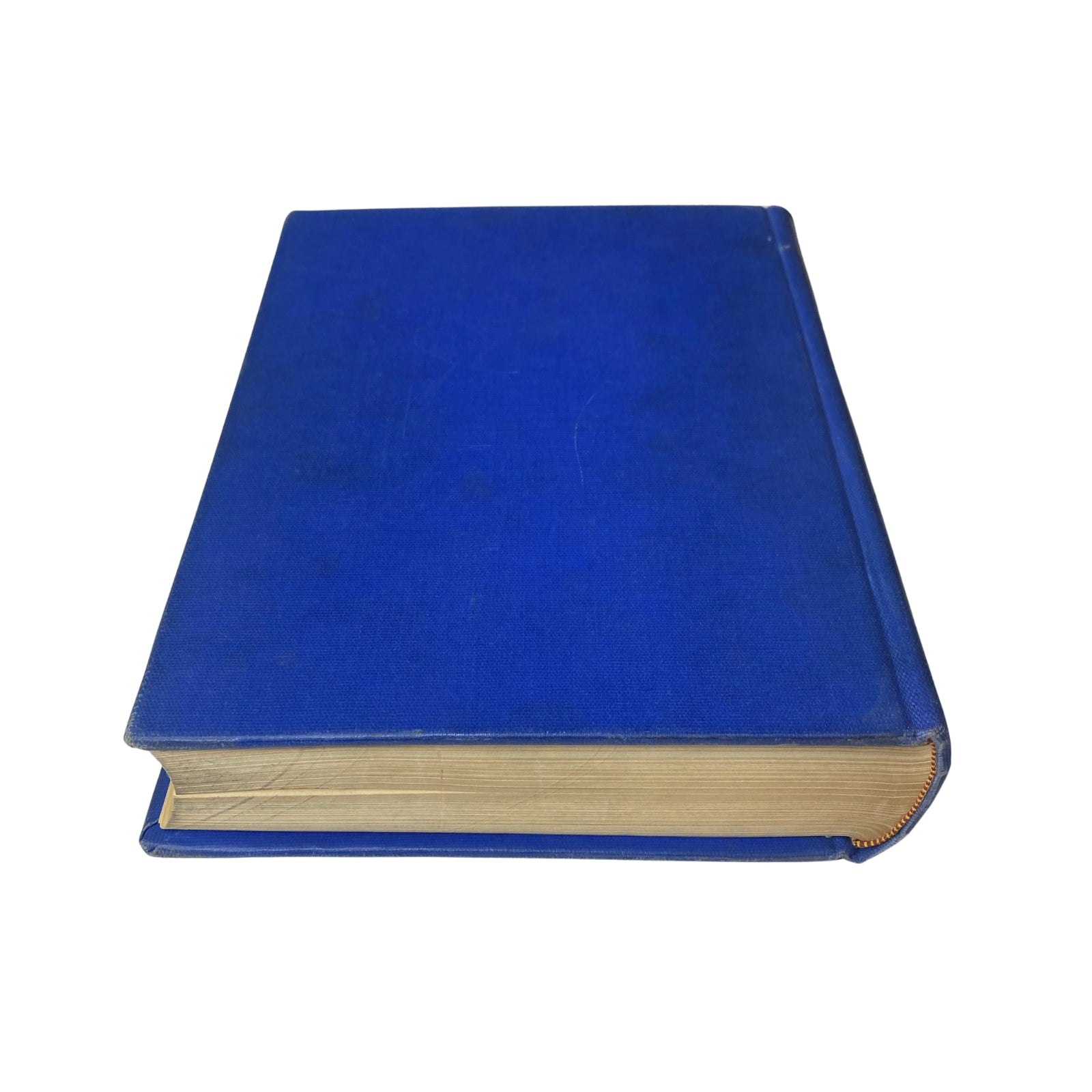 Spine view of Time Library Bound Weekly Magazine, July 5, 1948 to September 27, 1948, showing its rich blue color and gold detailing.