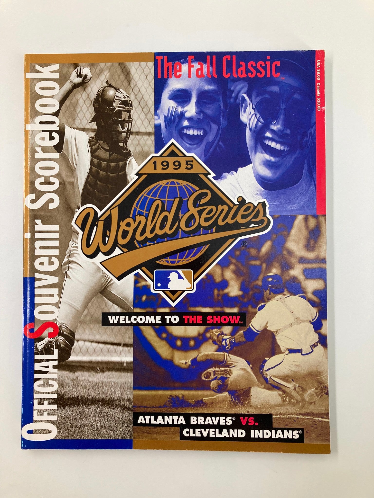 1995 MLB Atlanta Braves vs Cleveland Indians Official Souvenir Scorebook