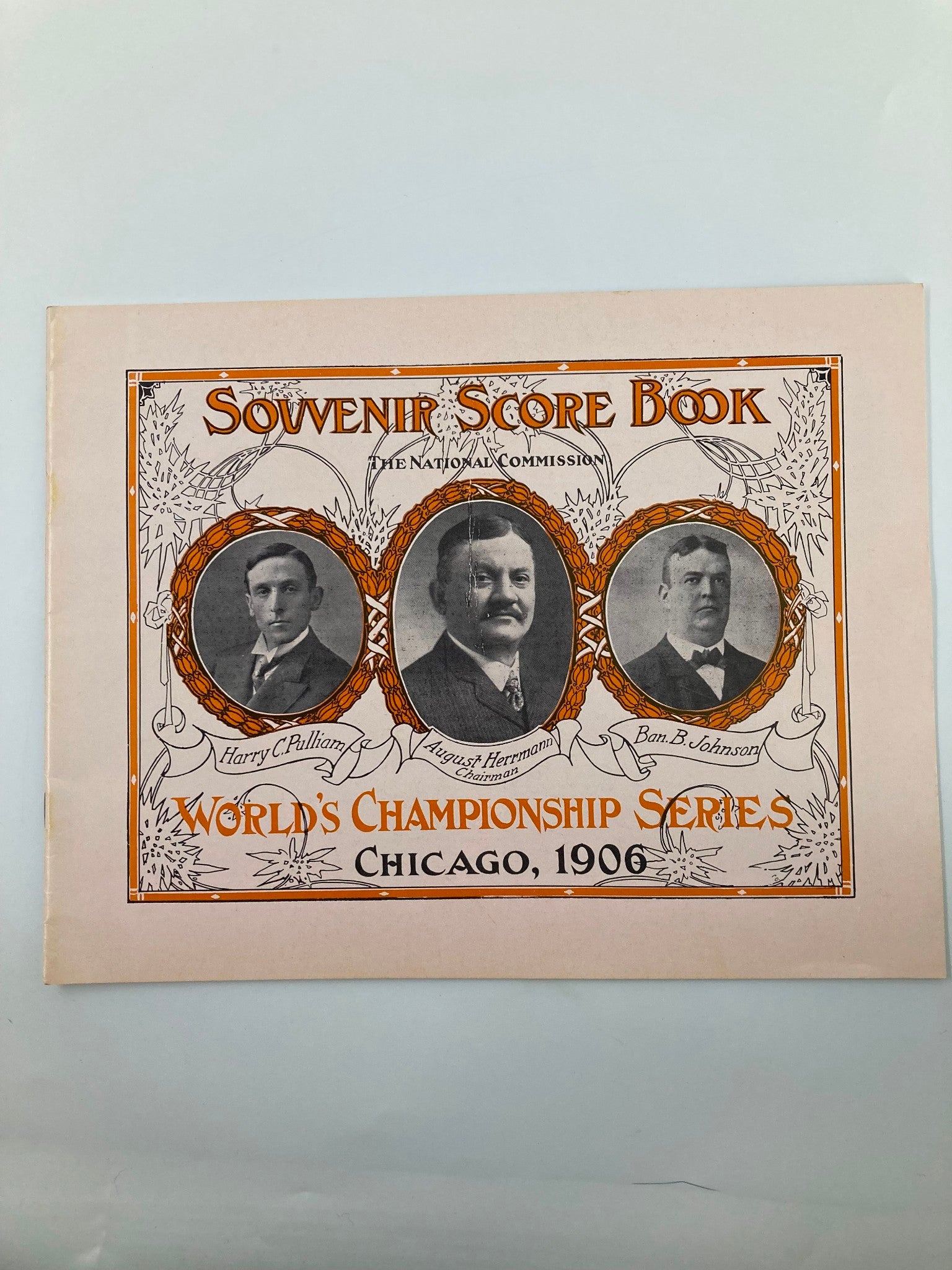 1906 Cubs Sox Baseball World's Championship Series Souvenir Score Book reprint