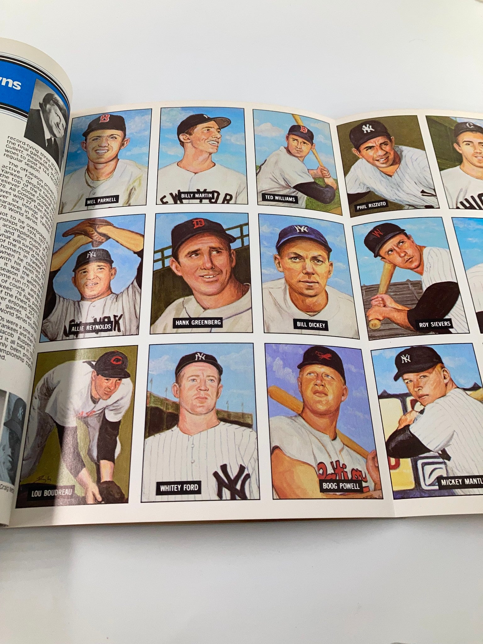 1982 MLB New York Yankees Official Yearbook American League Champions