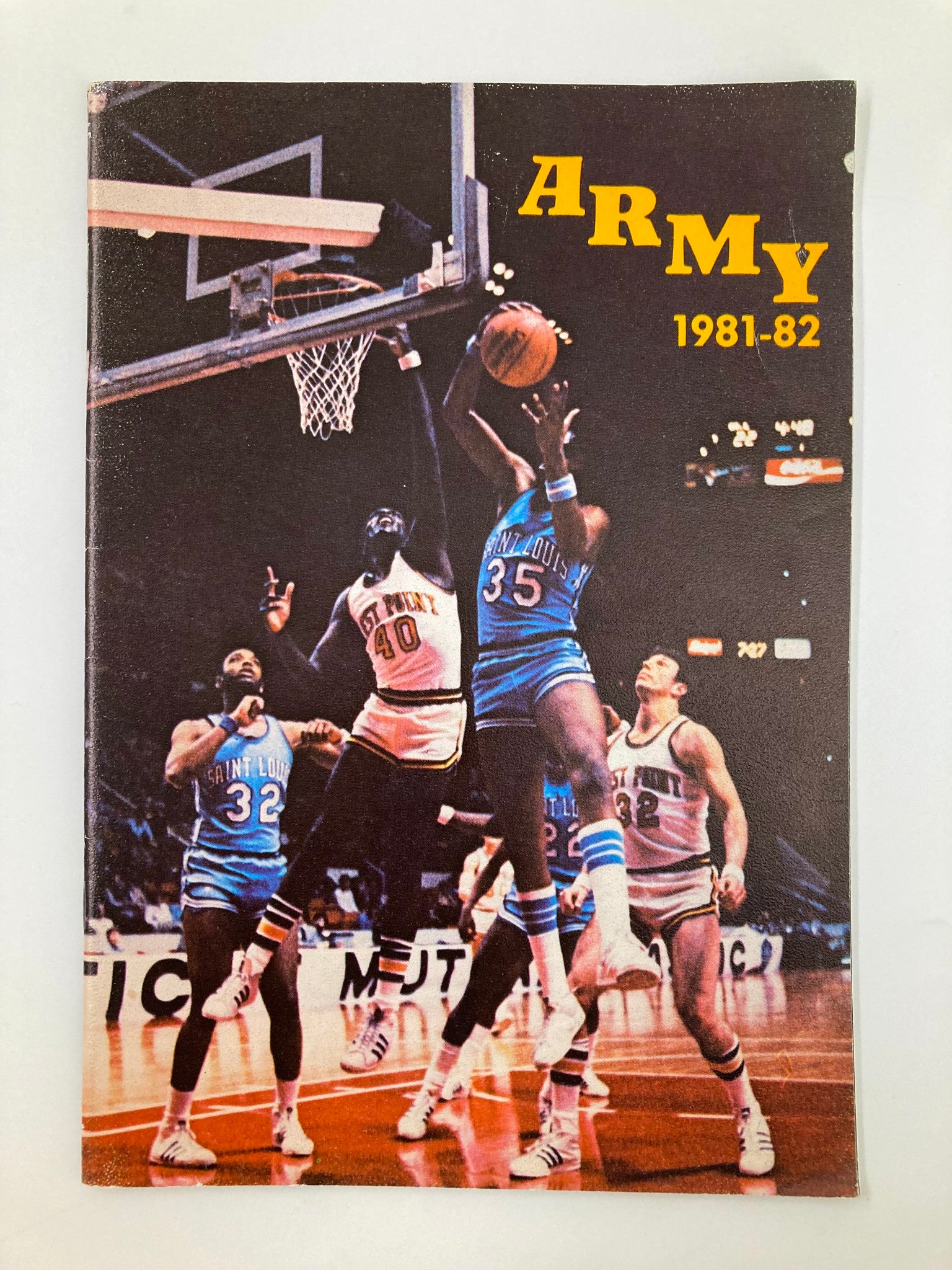 1981-1982 Army Captain Mike Spencer U.S. Military Acedemy Basketball Guide