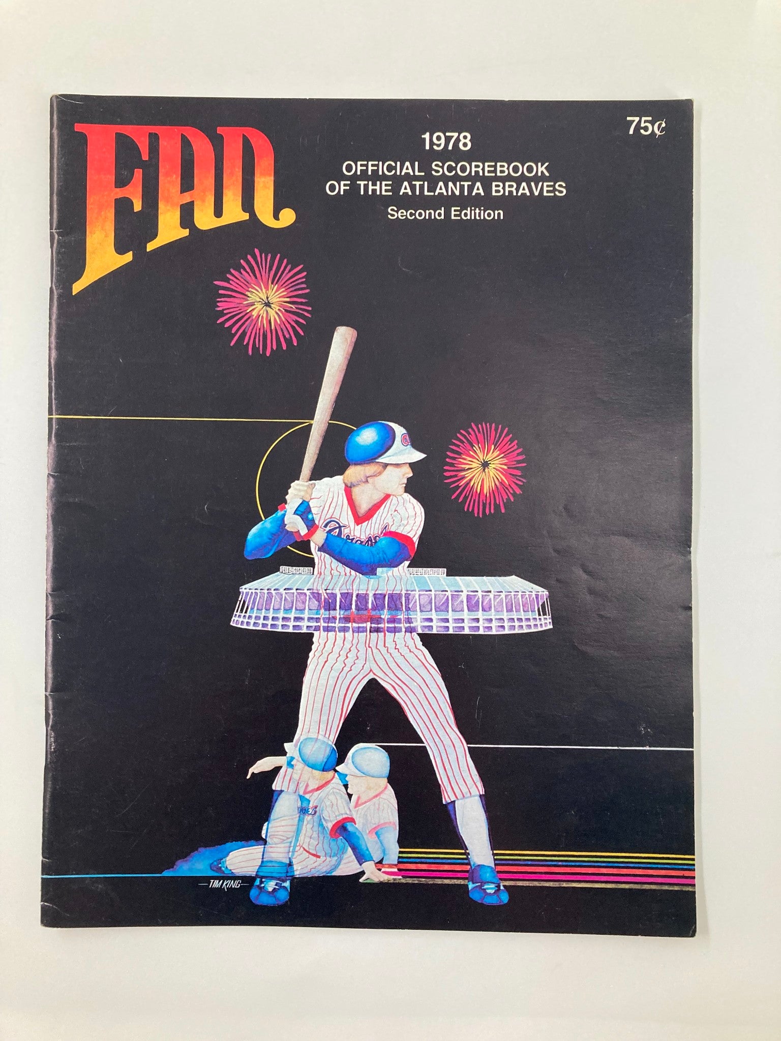 1978 Official Scorebook of The Atlanta Braves Second Edition