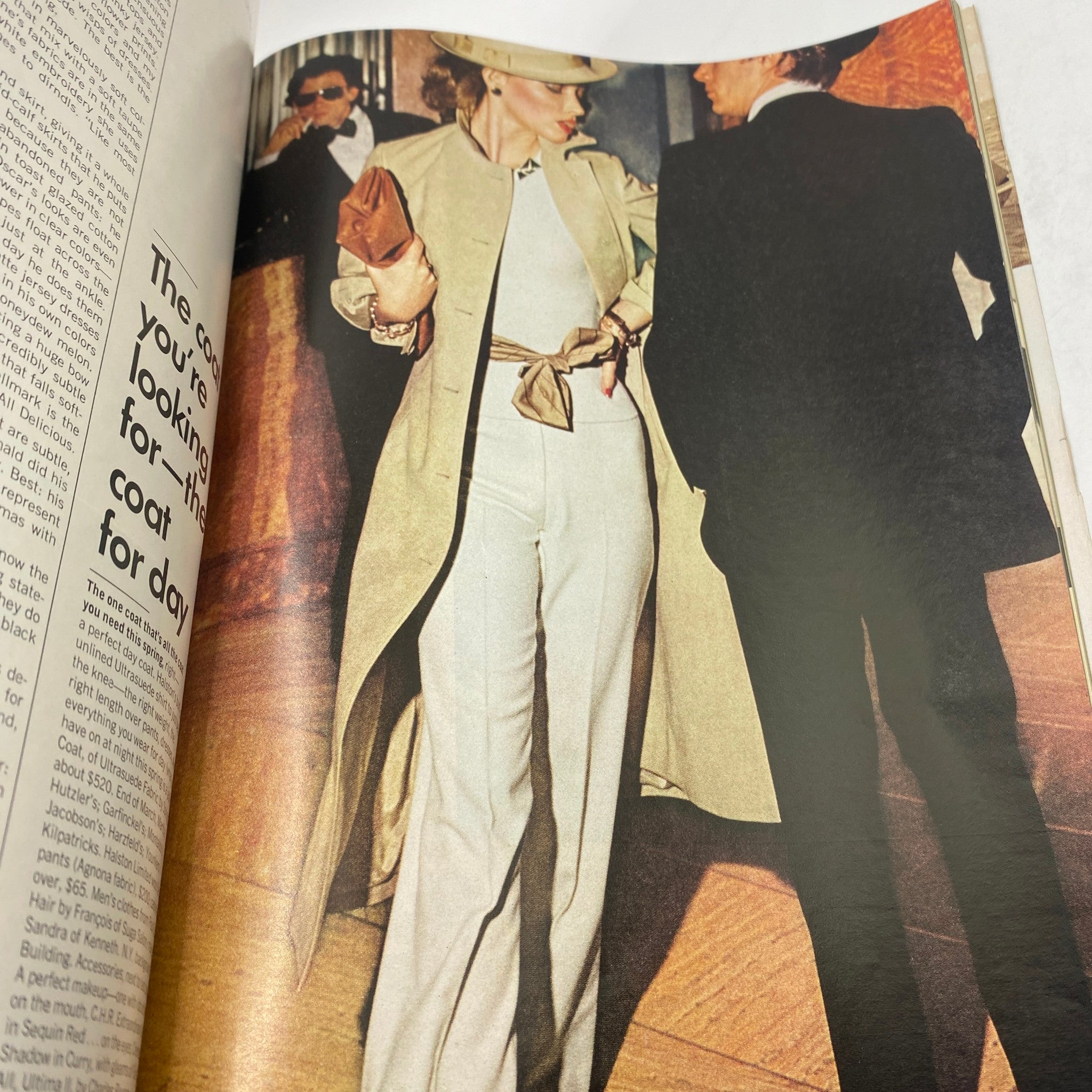 VTG Vogue Magazine February 1974 Karen Graham by Francesco Scavullo