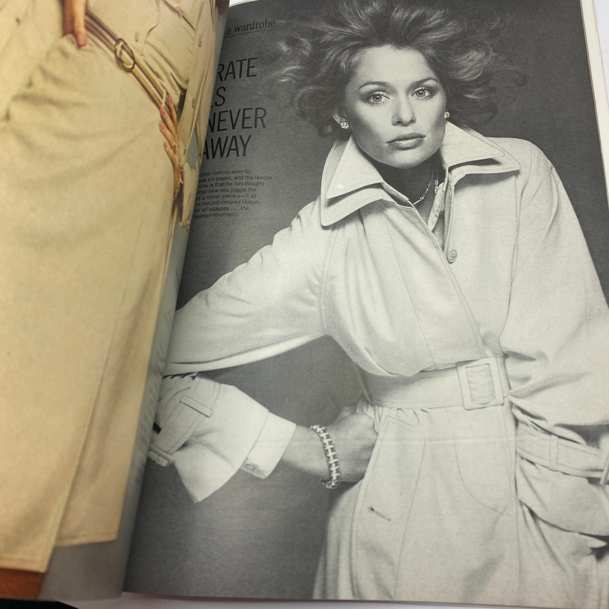 VTG Vogue Magazine January 1974 Lauren Hutton by Francesco Scavullo