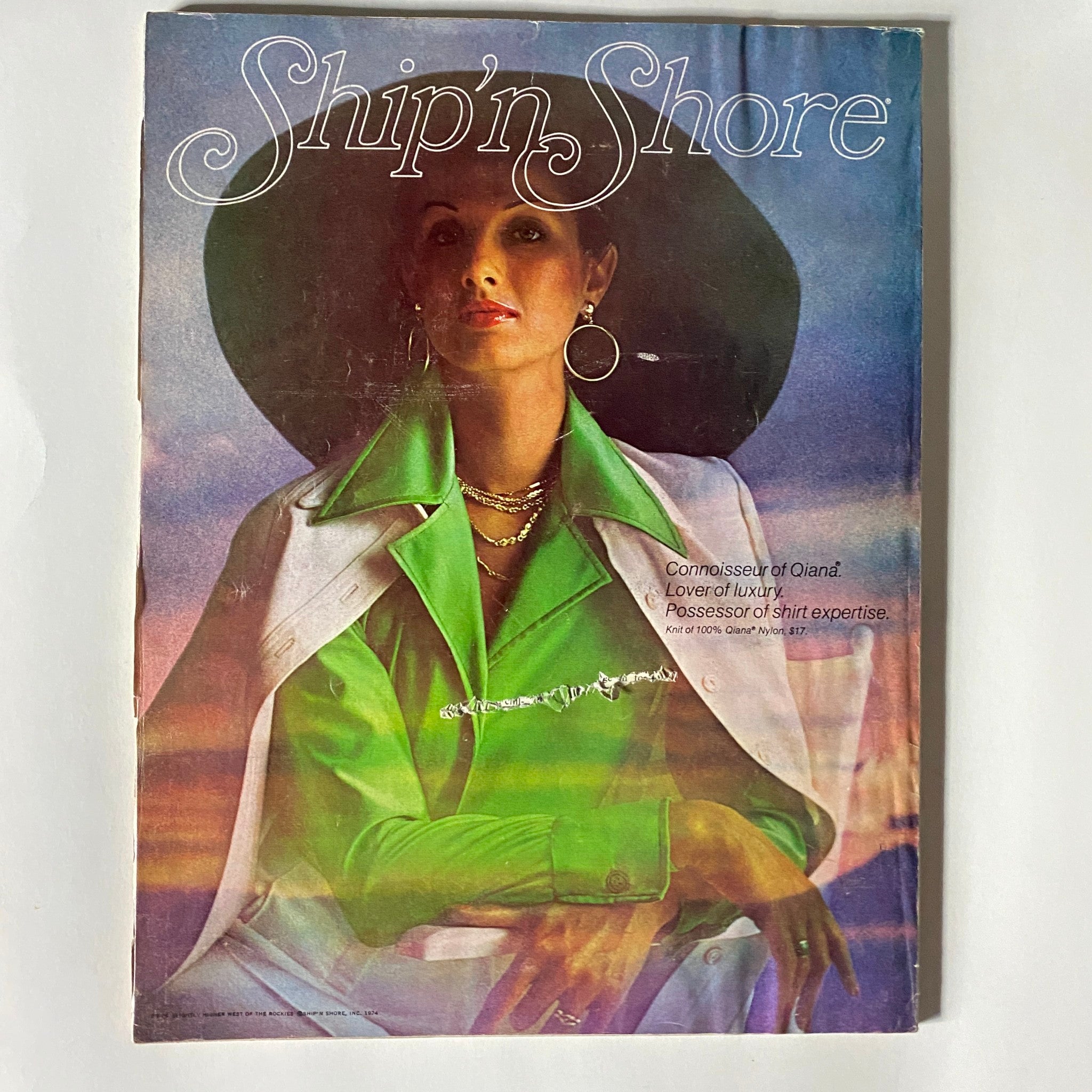 VTG Vogue Magazine January 1974 Lauren Hutton by Francesco Scavullo