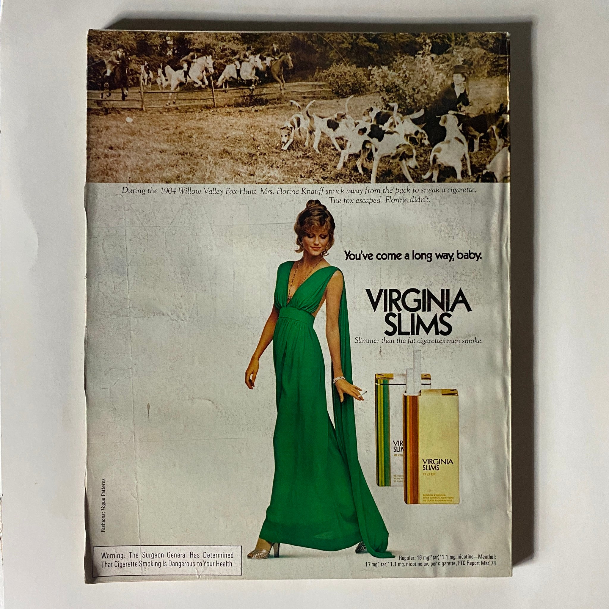 VTG Vogue Magazine October 1974 Rene Russo by Francesco Scavullo