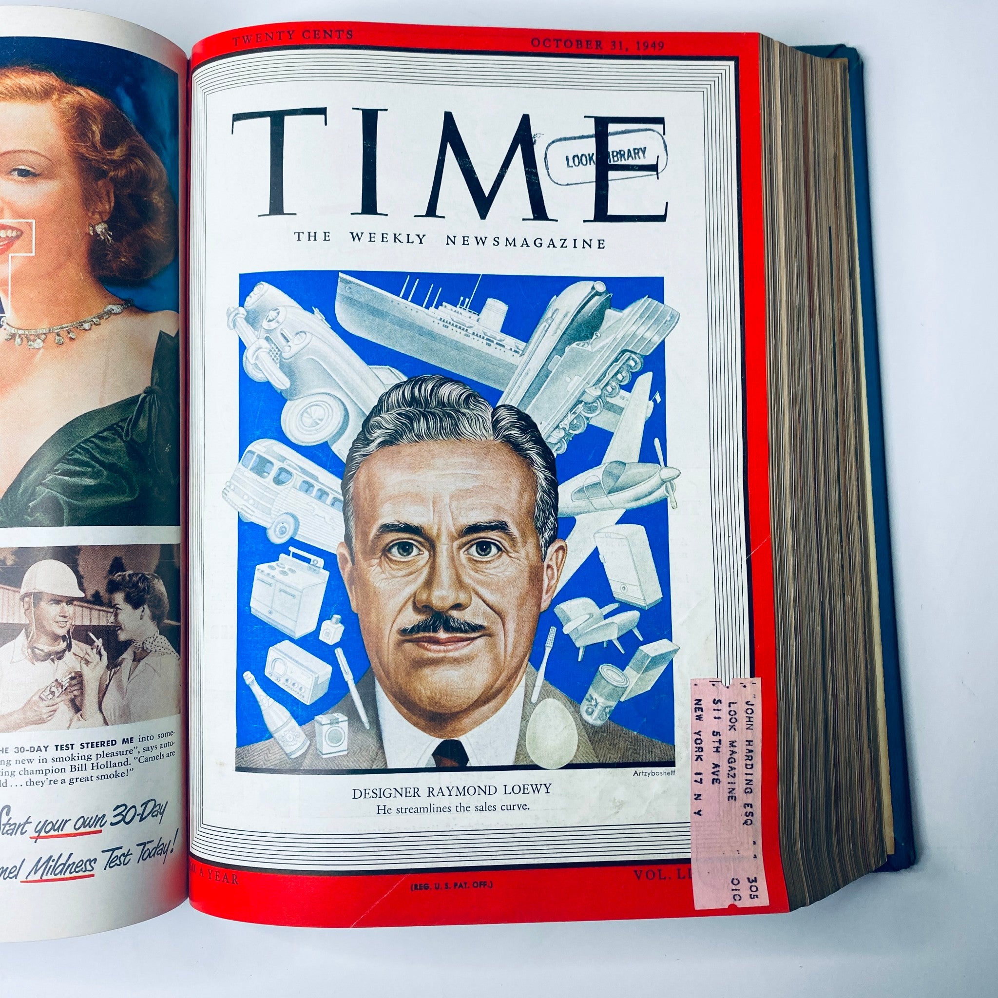 Time Magazine Library Bound Weekly  October 3, 1949 - December 26, 1949