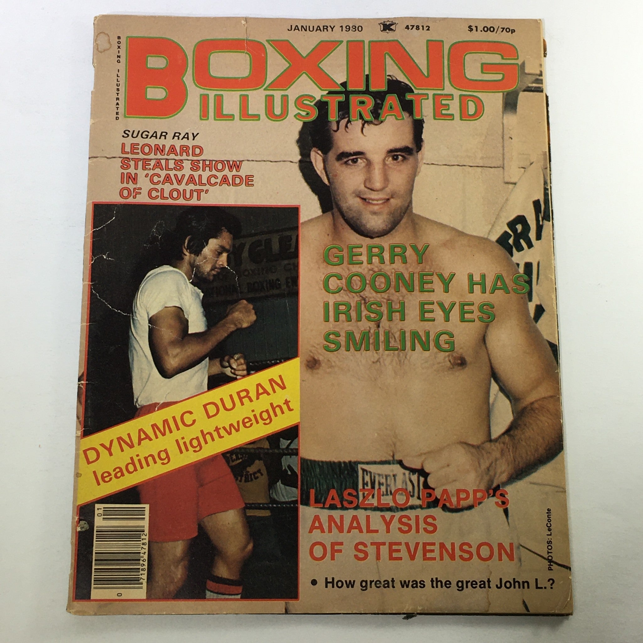 VTG Boxing Illustrated Magazine January 1980 - Gerry Cooney / Roberto Durán