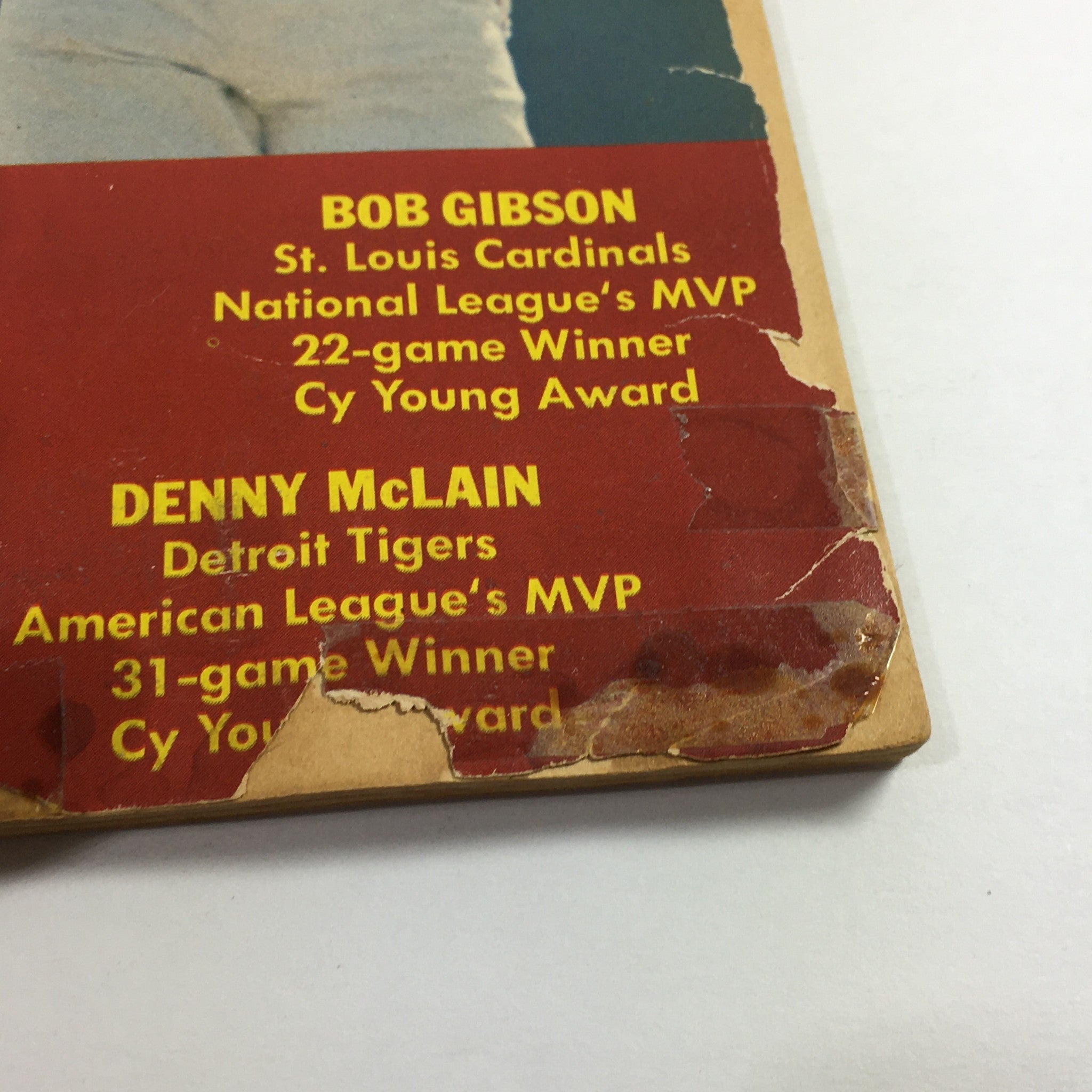 VTG Street & Smith's Baseball 1969 Yearbook - Bob Gibson / Denny McLain