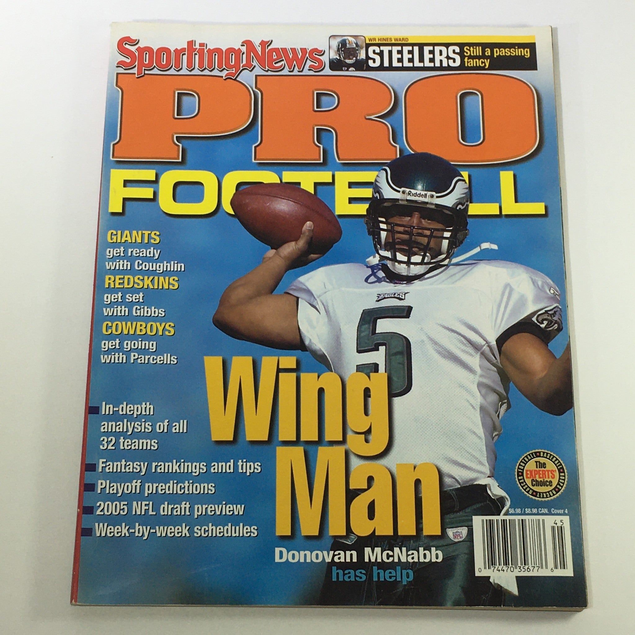 Sporting News Pro Football Magazine 2004 - Donovan McNabb / John Coughlin