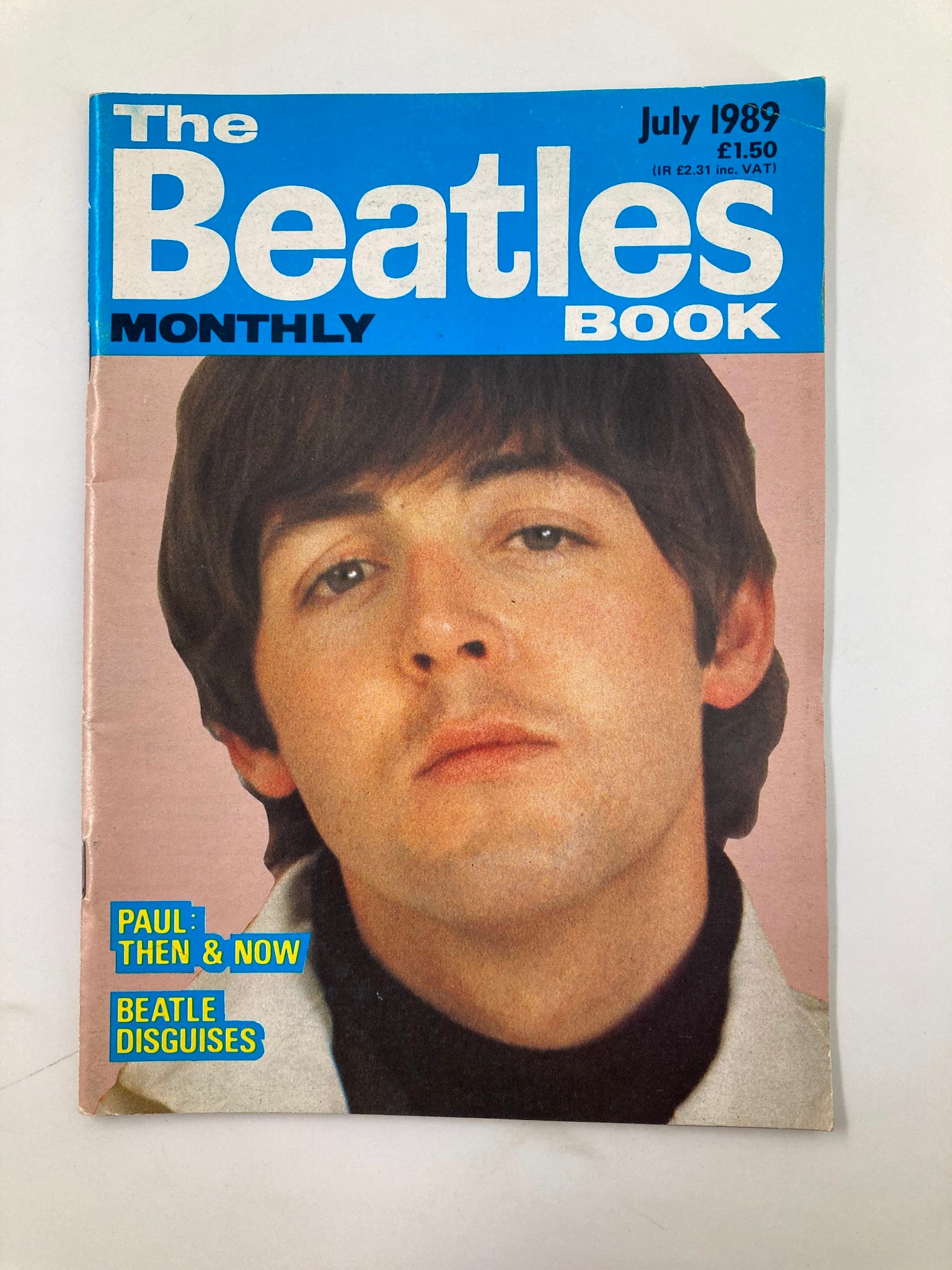 VTG The Beatles Book Monthly Magazine July 1989 No. 159 Paul McCartney No Label