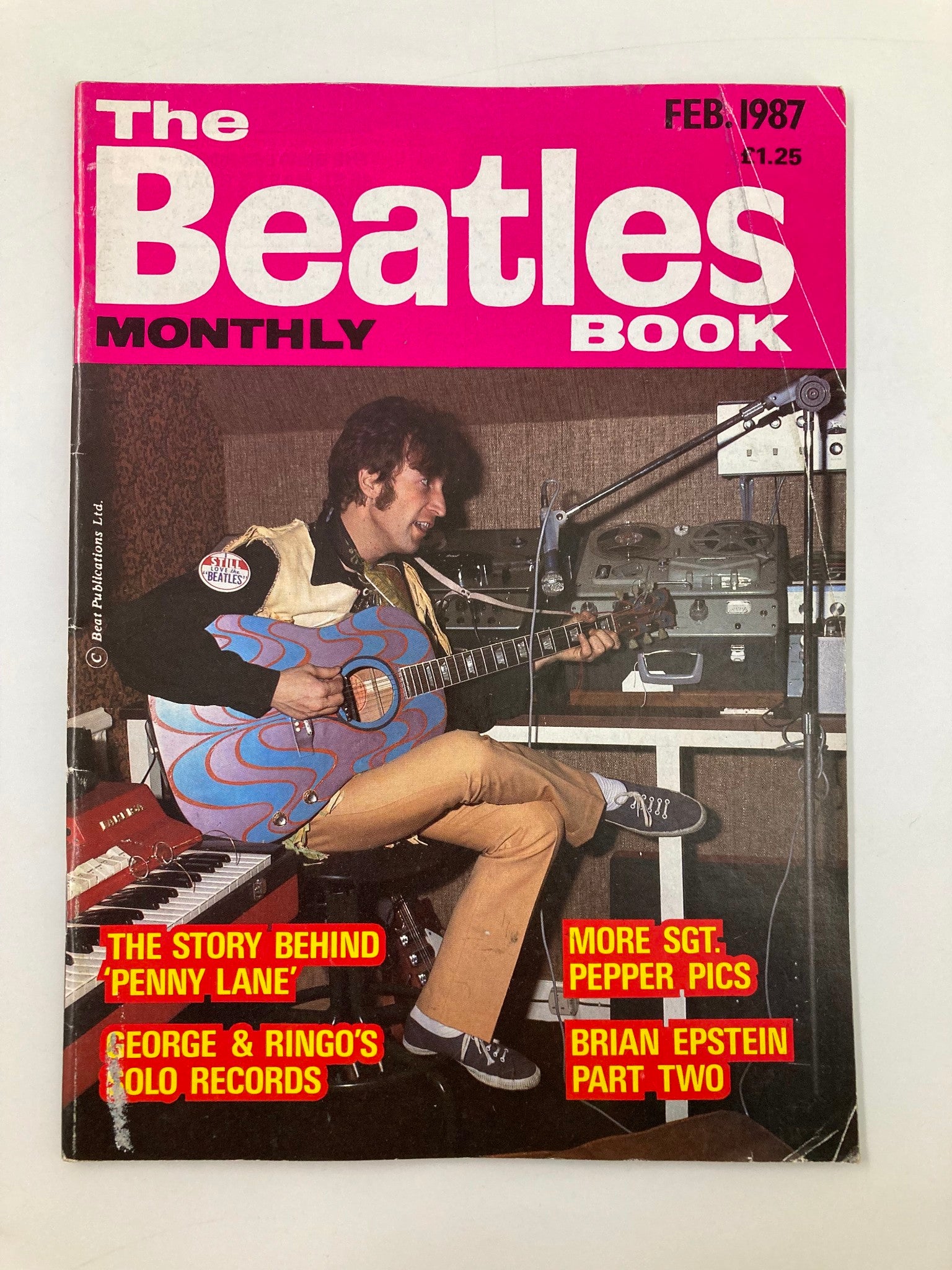 The Beatles Book Monthly Magazine February 1987 #130 Penny Lane Story No Label