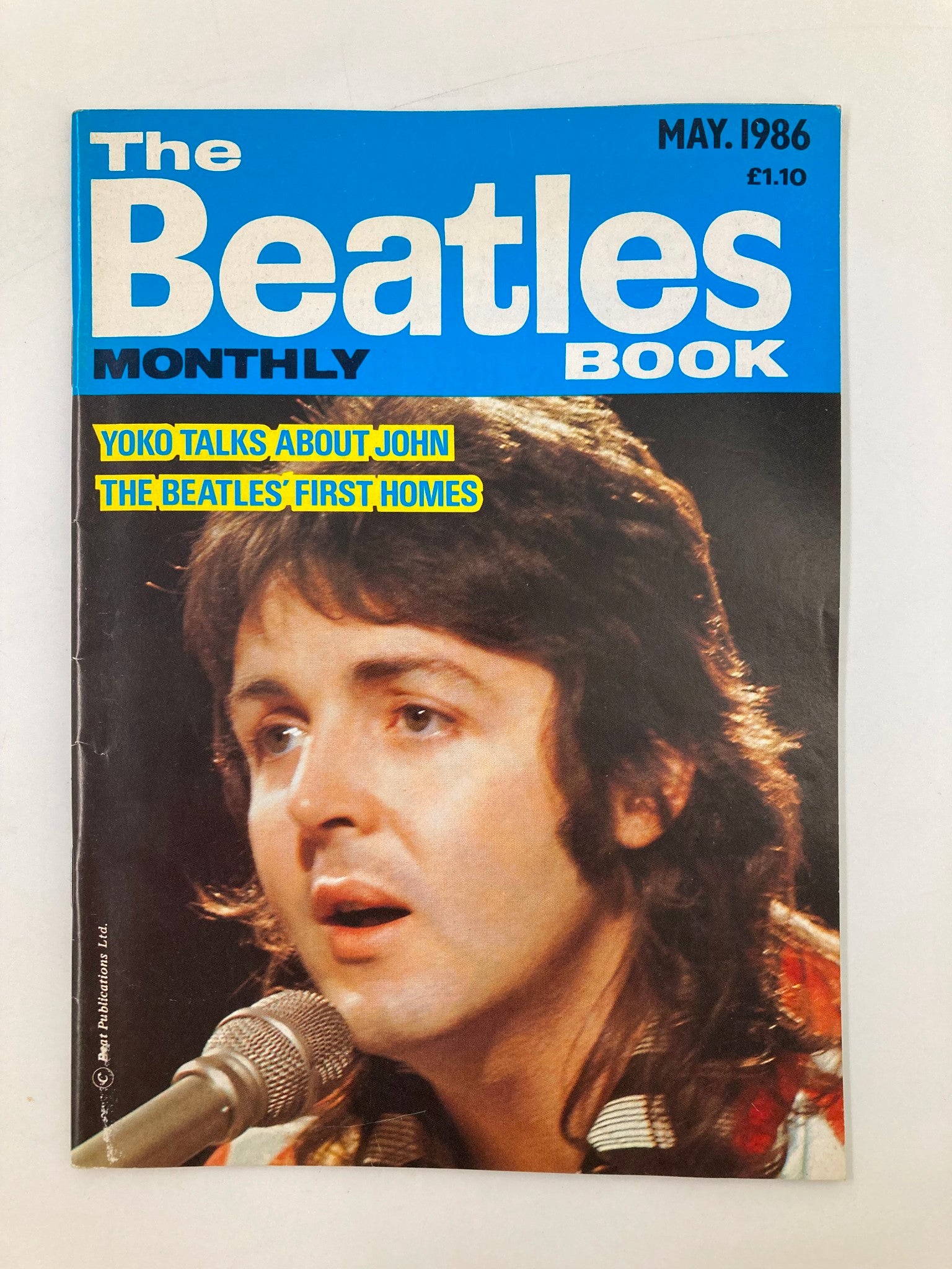 The Beatles Book Monthly Magazine May 1986 #121 Paul McCartney No Label