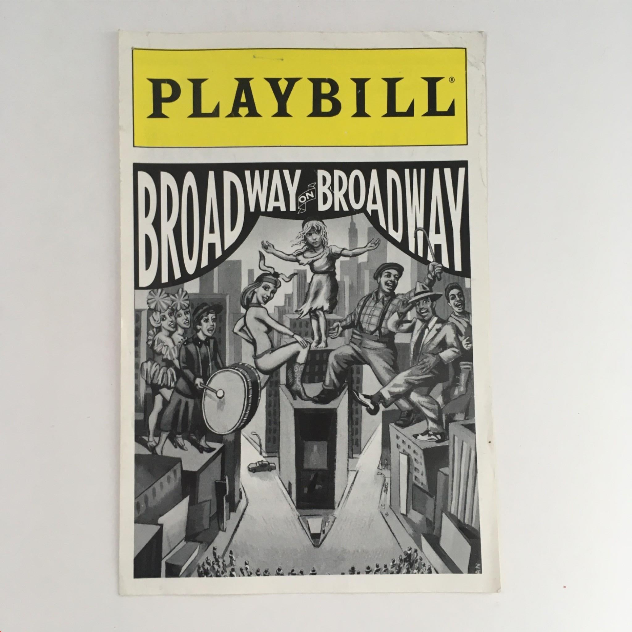 1992 Playbill Broadway on Broadway by Alan Alda, Lucie Arnaz, Donal Donnelly