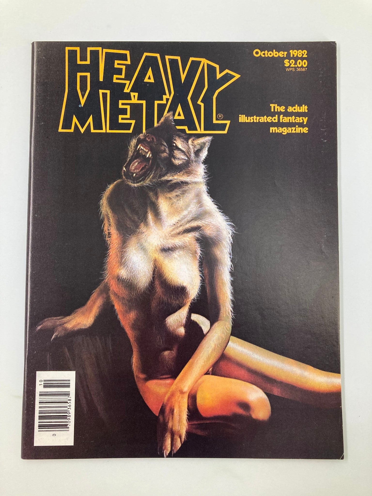 VTG Heavy Metal Magazine October 1982 The Voyage of Those Forgotten Near Mint NM