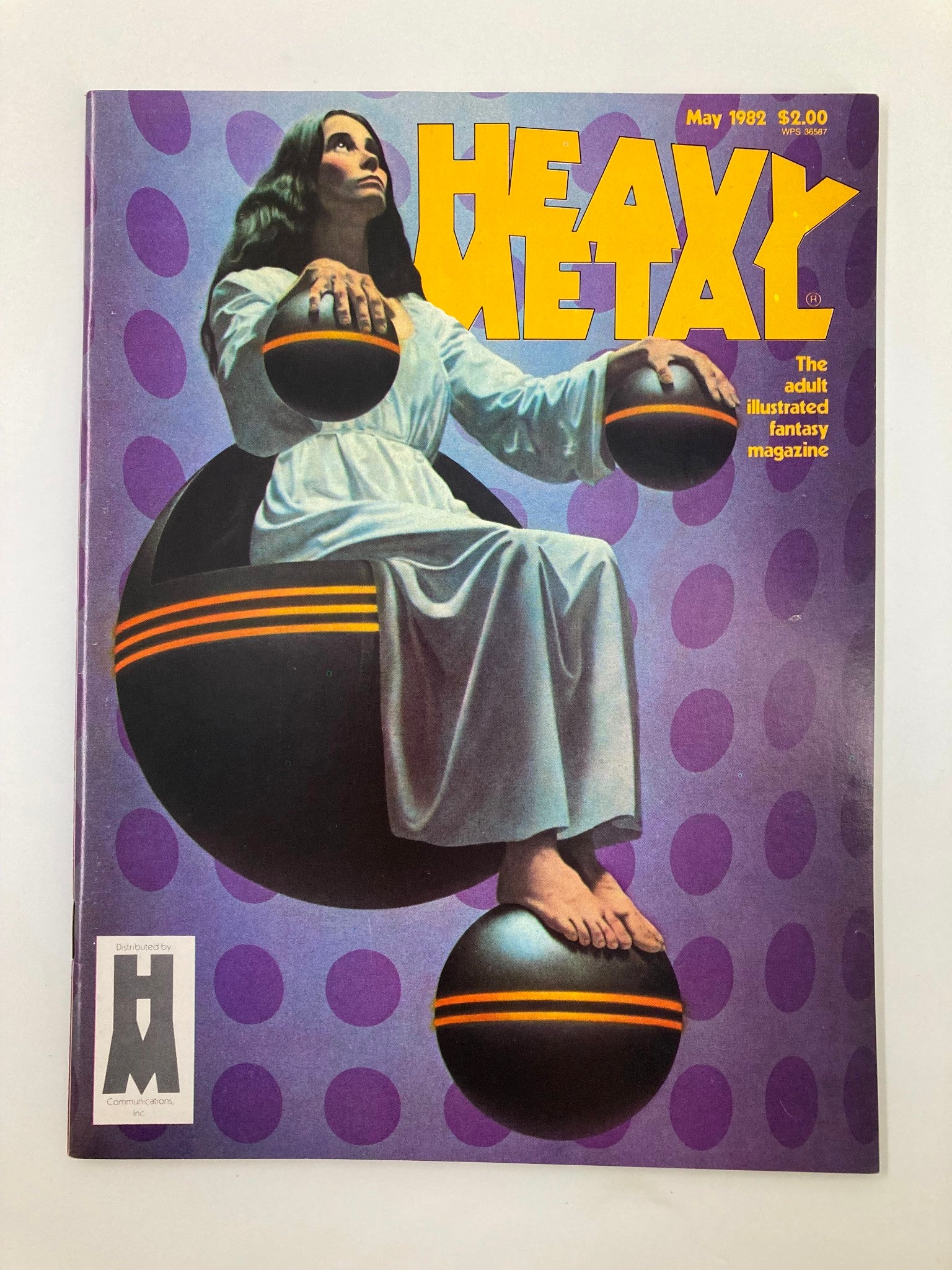 VTG Heavy Metal Magazine May 1982 Spheres by Richard Cohen Near Mint NM