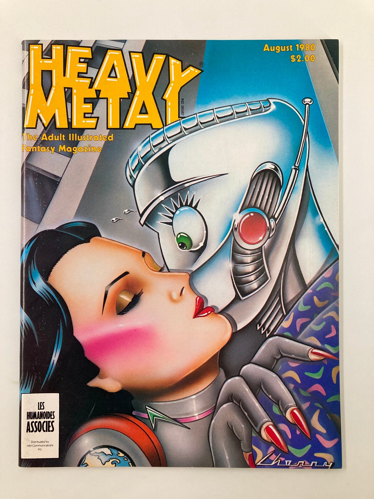 VTG Heavy Metal Magazine August 1980 Fun Turns Into Love Jim Cherry Near Mint NM