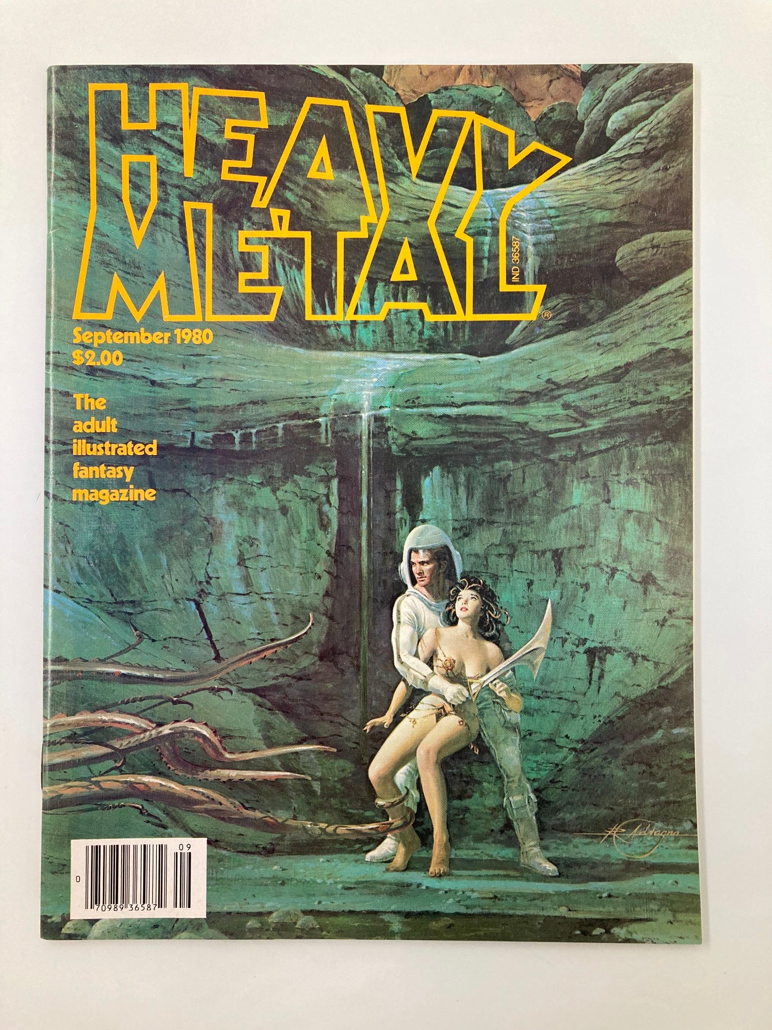 VTG Heavy Metal Magazine September 1980 It Came from Mount St Helens Near Mint