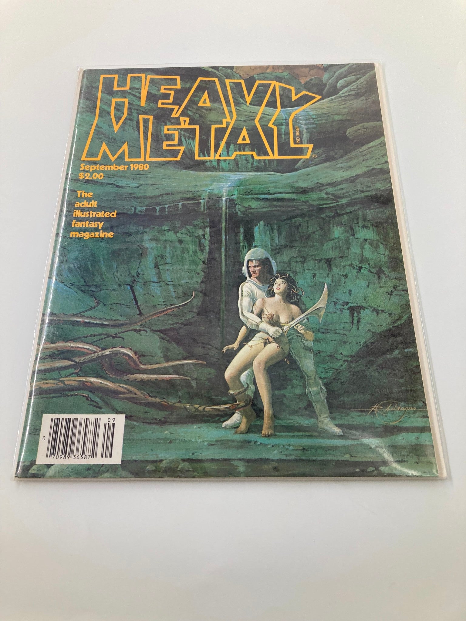 VTG Heavy Metal Magazine September 1980 It Came from Mount St Helens Near Mint