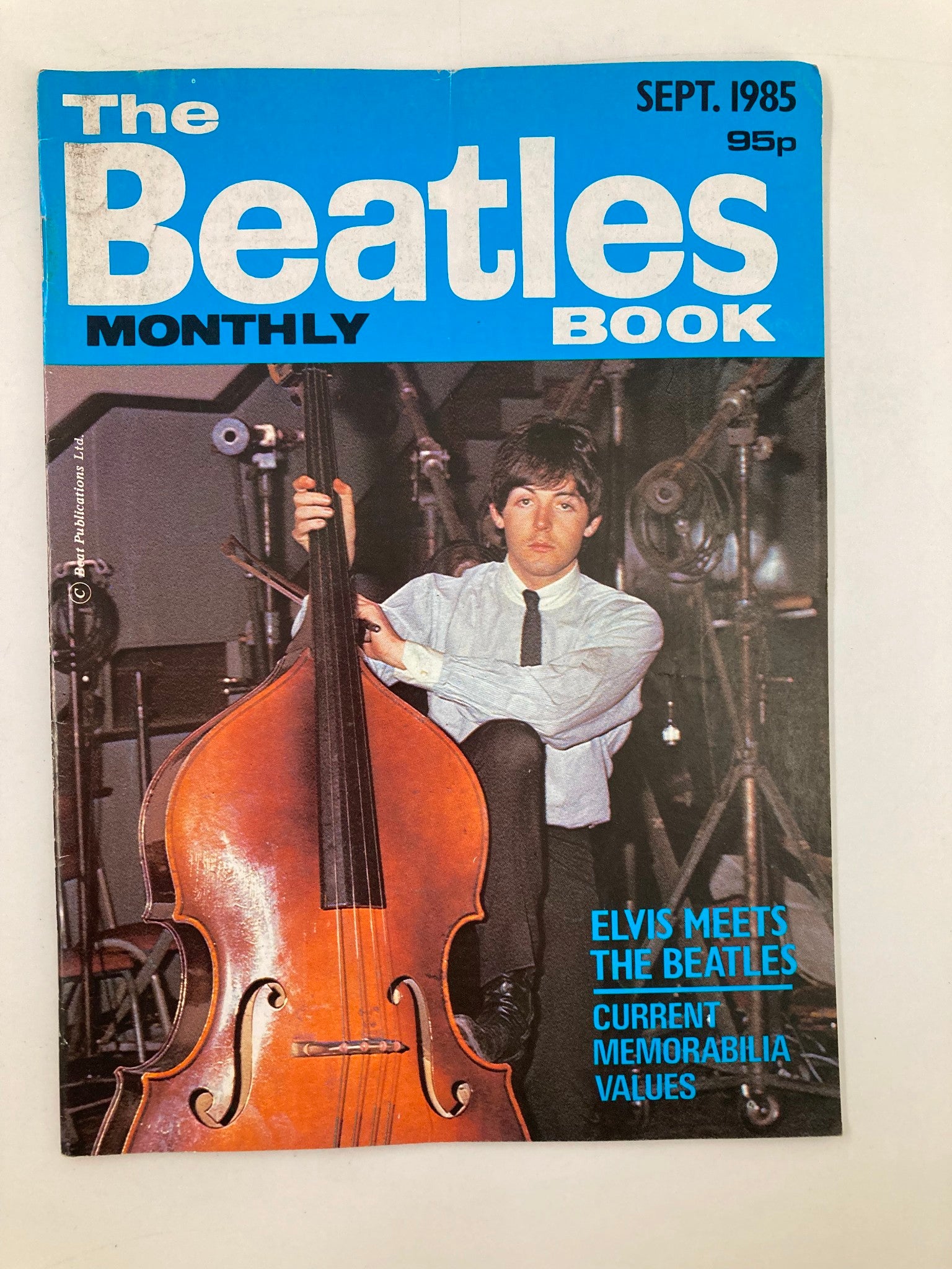 The Beatles Book Monthly Magazine September 1985 #113 Paul McCartney No Label