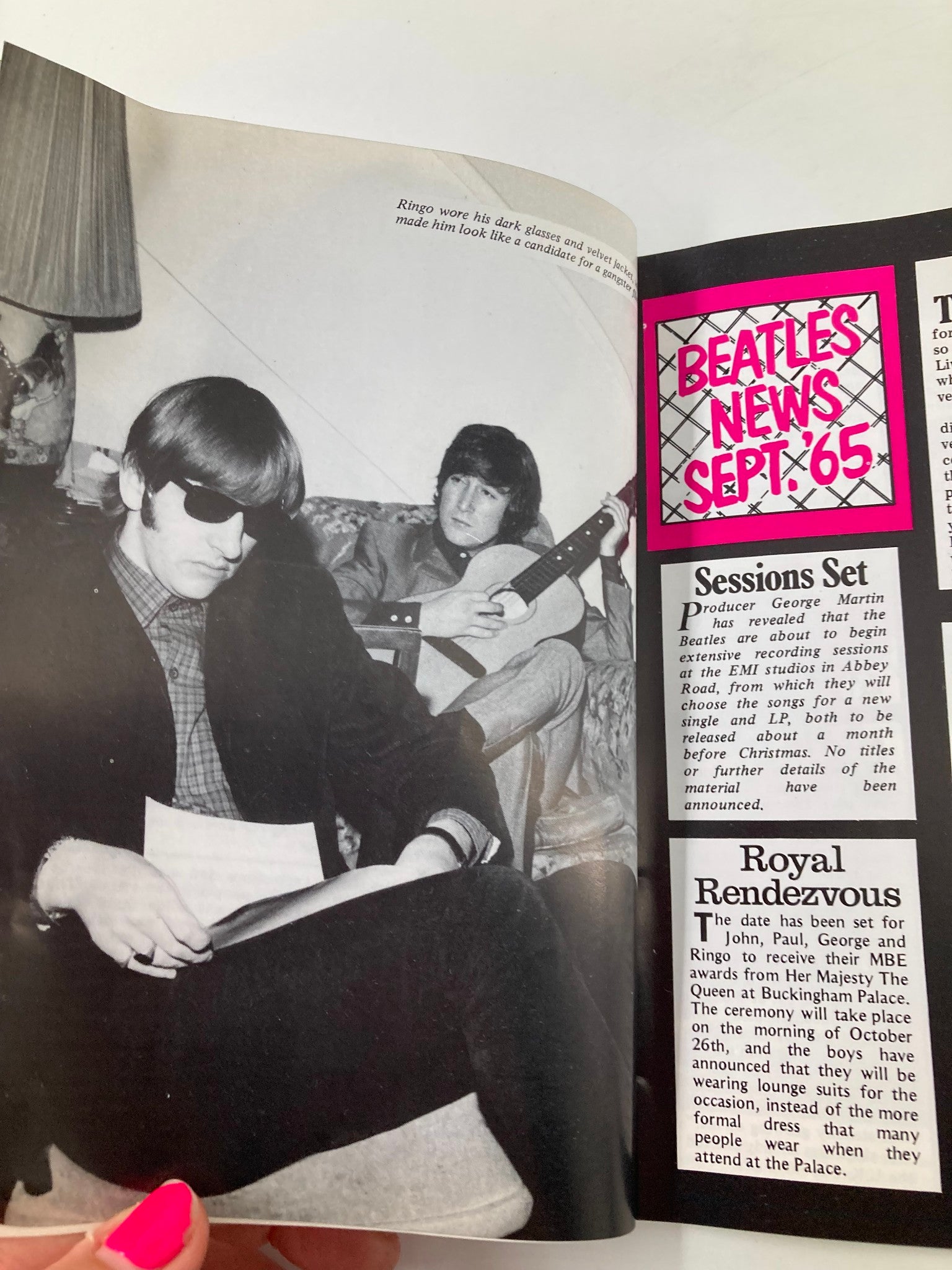 The Beatles Book Monthly Magazine October 1985 The Beatles' Great Gig No Label