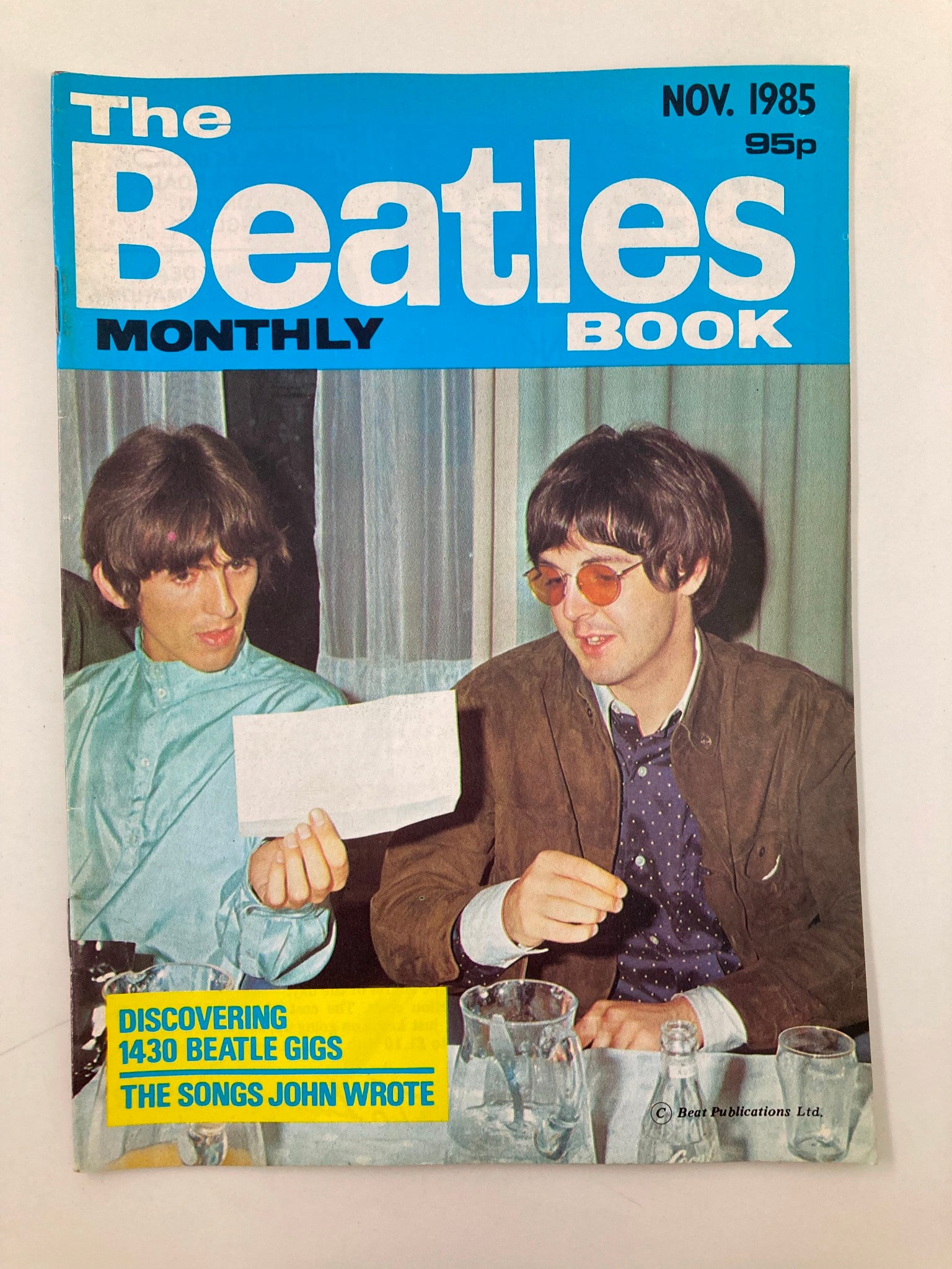 The Beatles Book Monthly Magazine November 1985 The Songs John Wrote No Label